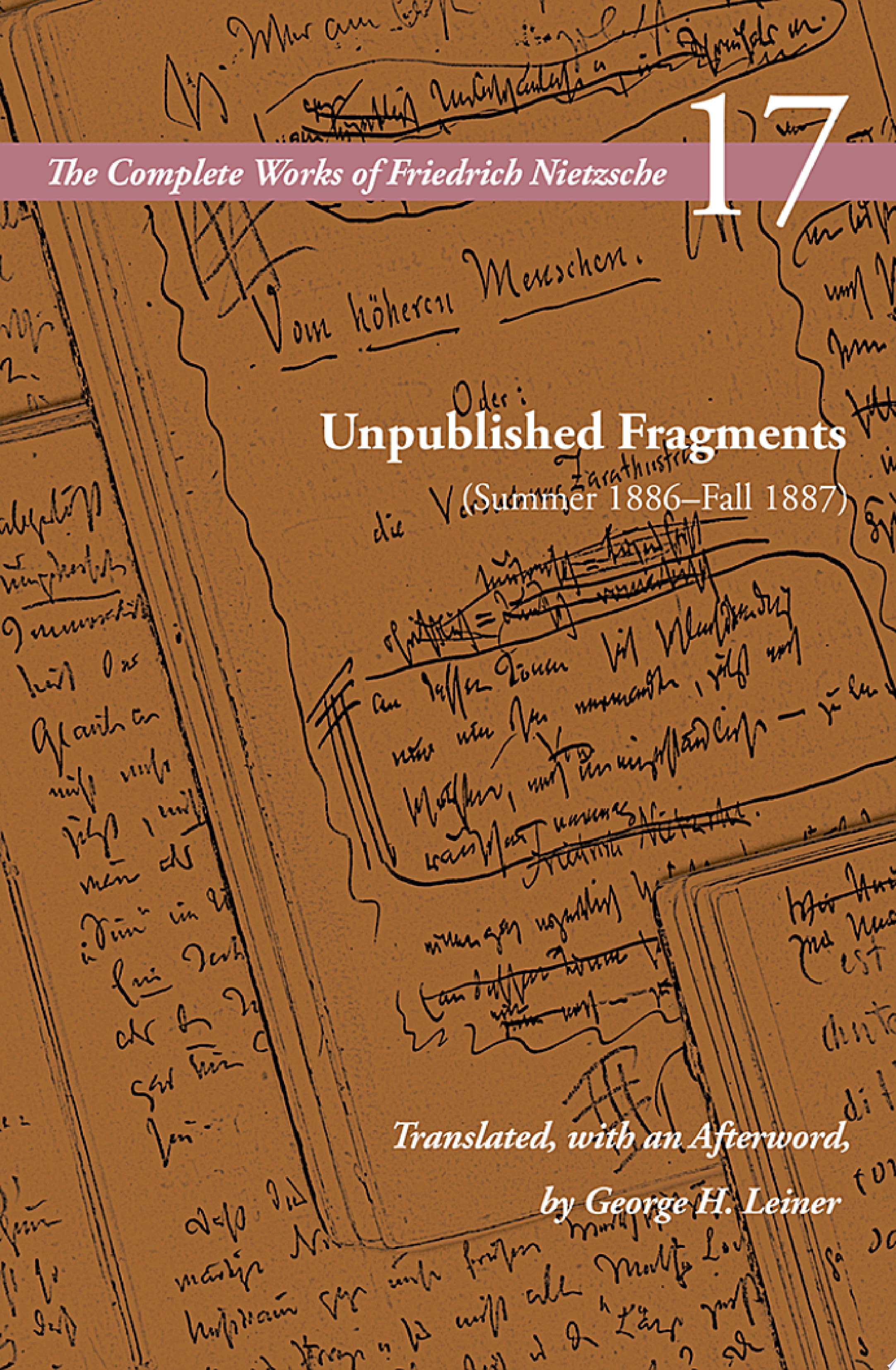 Unpublished Fragments (spring 1885-spring 1886)
