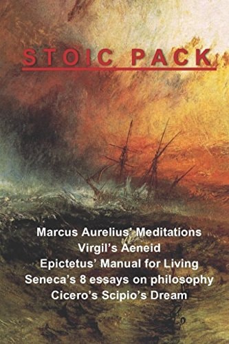 Stoic Pack Marcus Aurelius' Meditations, Virgil's Aeneid, Epictetus' Manual for Living, Seneca's 8 Essays on Philosophy, and Cicero's Scipio's Dream
