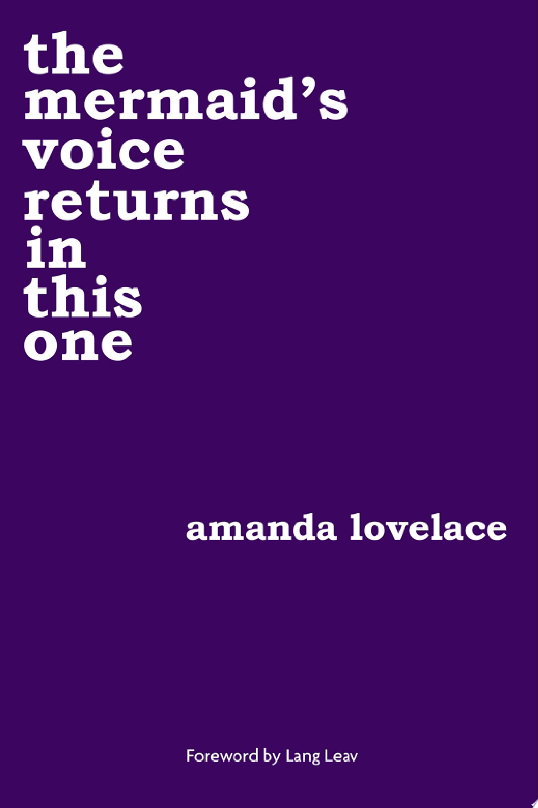 The Mermaid's Voice Returns in this One