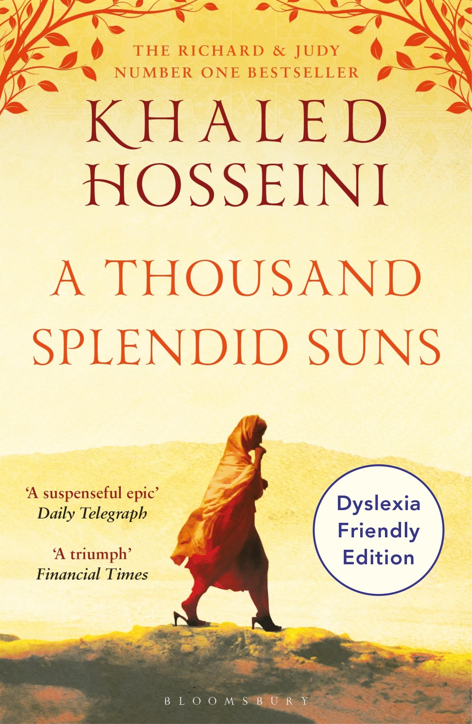 A Thousand Splendid Suns Dyslexia Friendly Edition