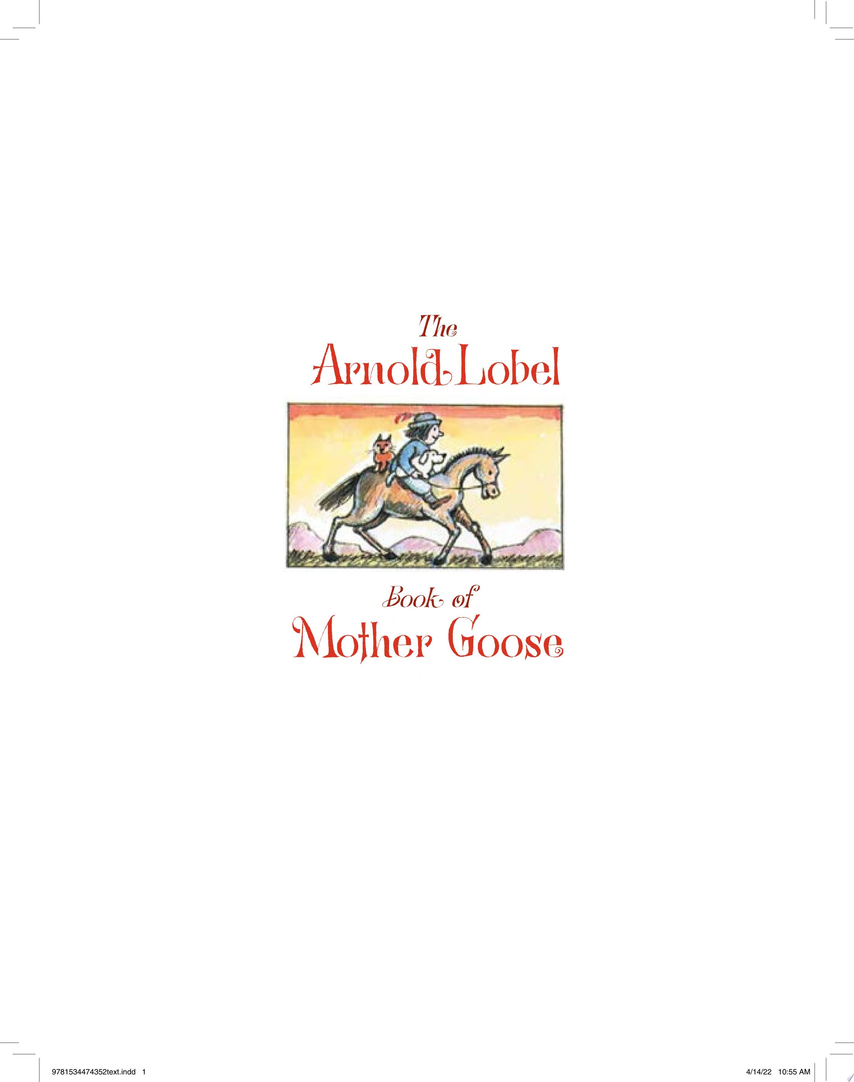 The Arnold Lobel Book of Mother Goose