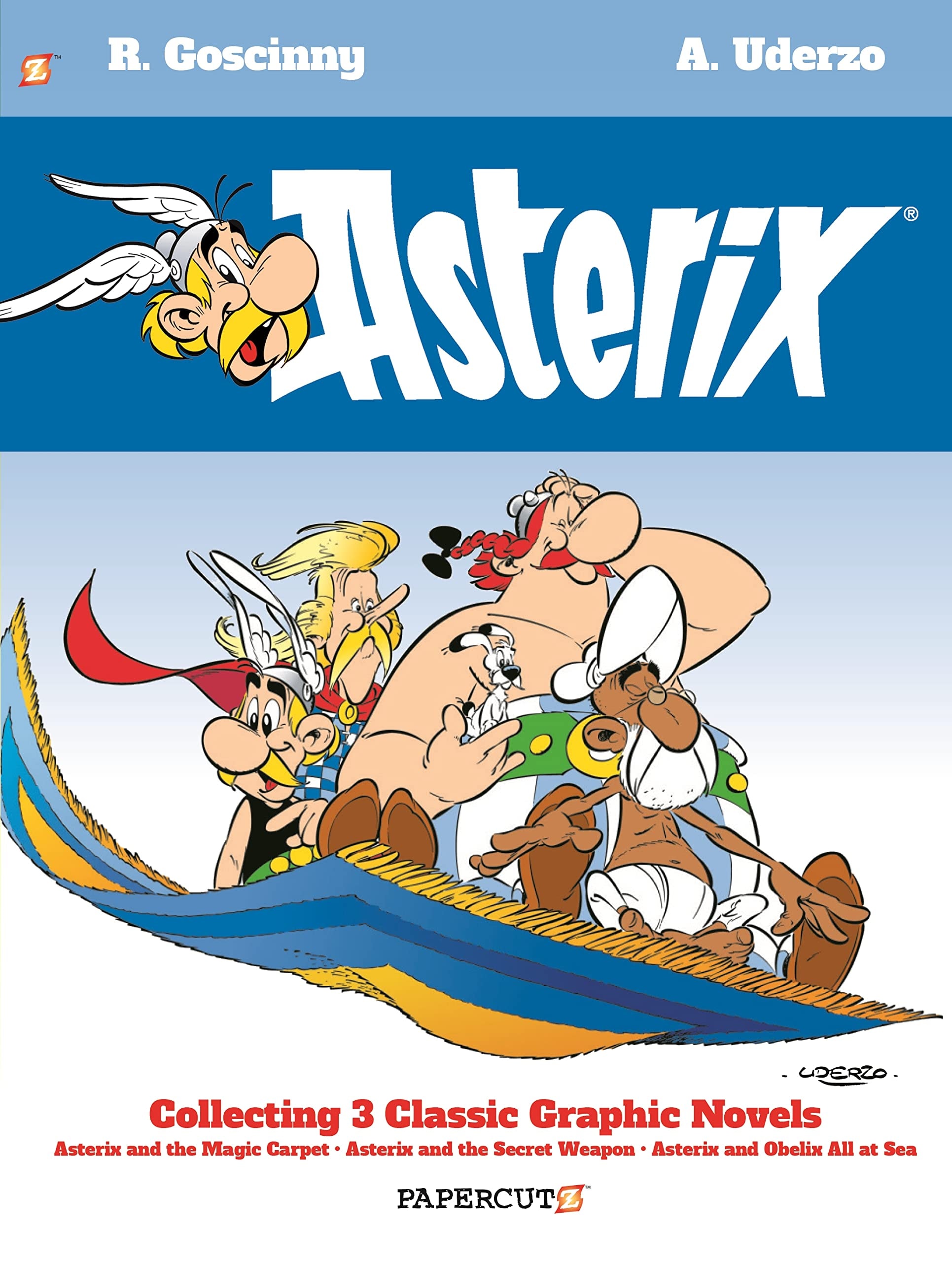Asterix Omnibus Vol. 10 Collecting "Asterix and the Magic Carpet," "Asterix and the Secret Weapon," and "Asterix and Obelix All at Sea"