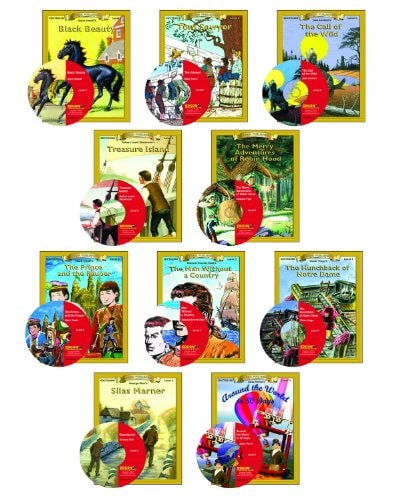 All 10 Level 2 Read-Alongs Read-Along Book CD: Black Beauty Read-Along Book CD Tom Sawyer Read-Along Book CD the Call of the Wild Read-Along Book CD T (Bring the Classics to Life)