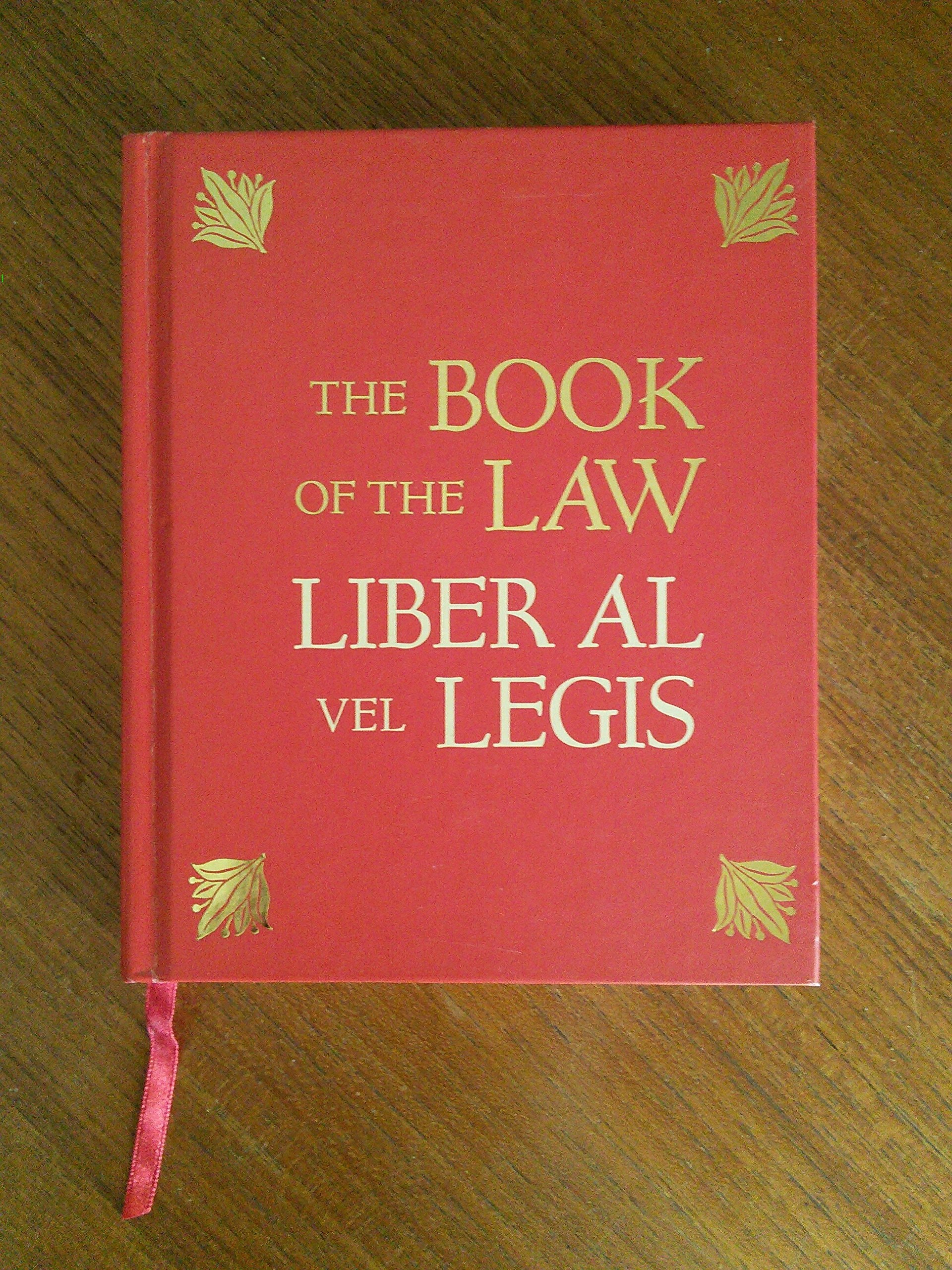 The Book of the Law Liber Al Vel Legis