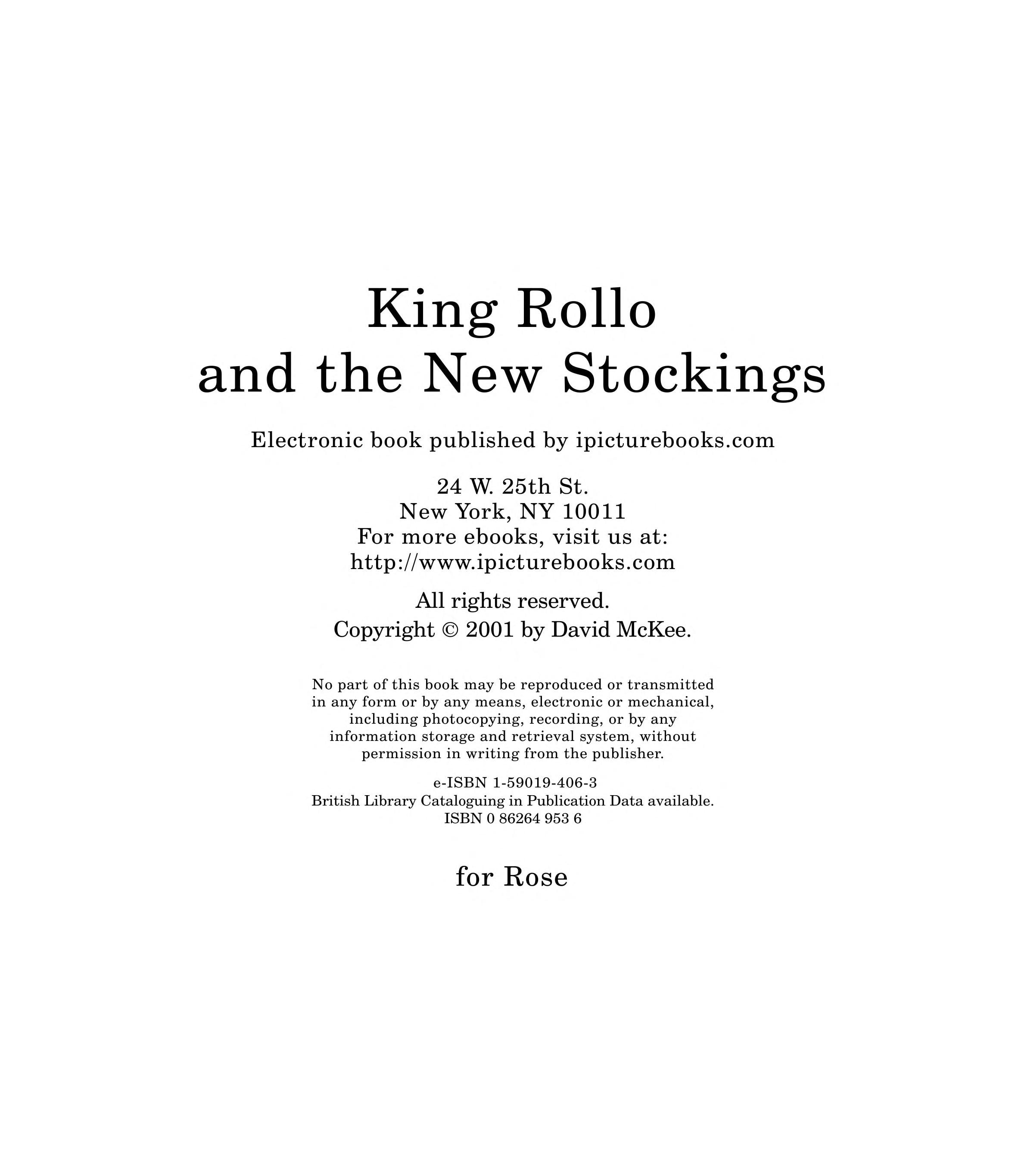 King Rollo and the New Stockings