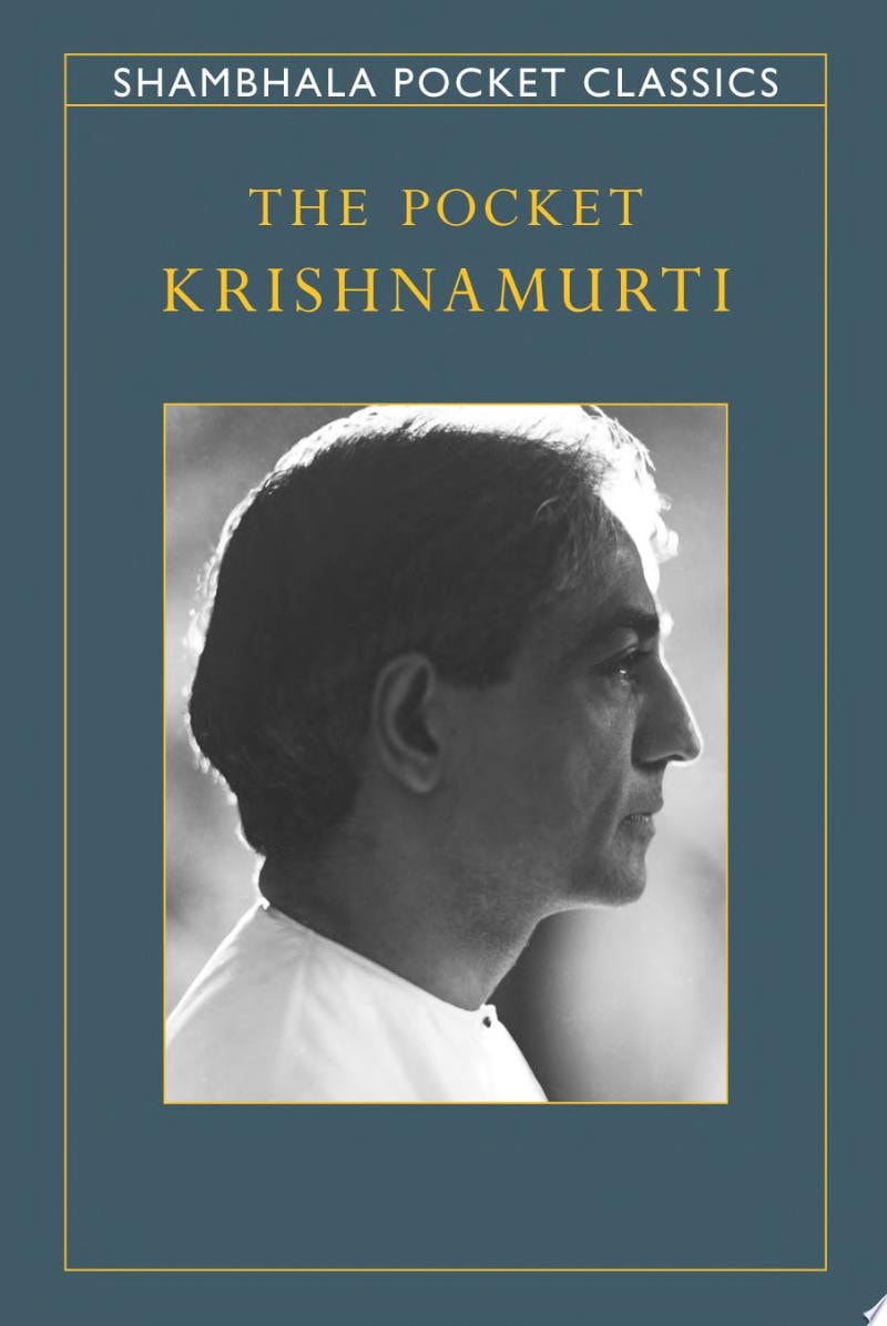 The Pocket Krishnamurti