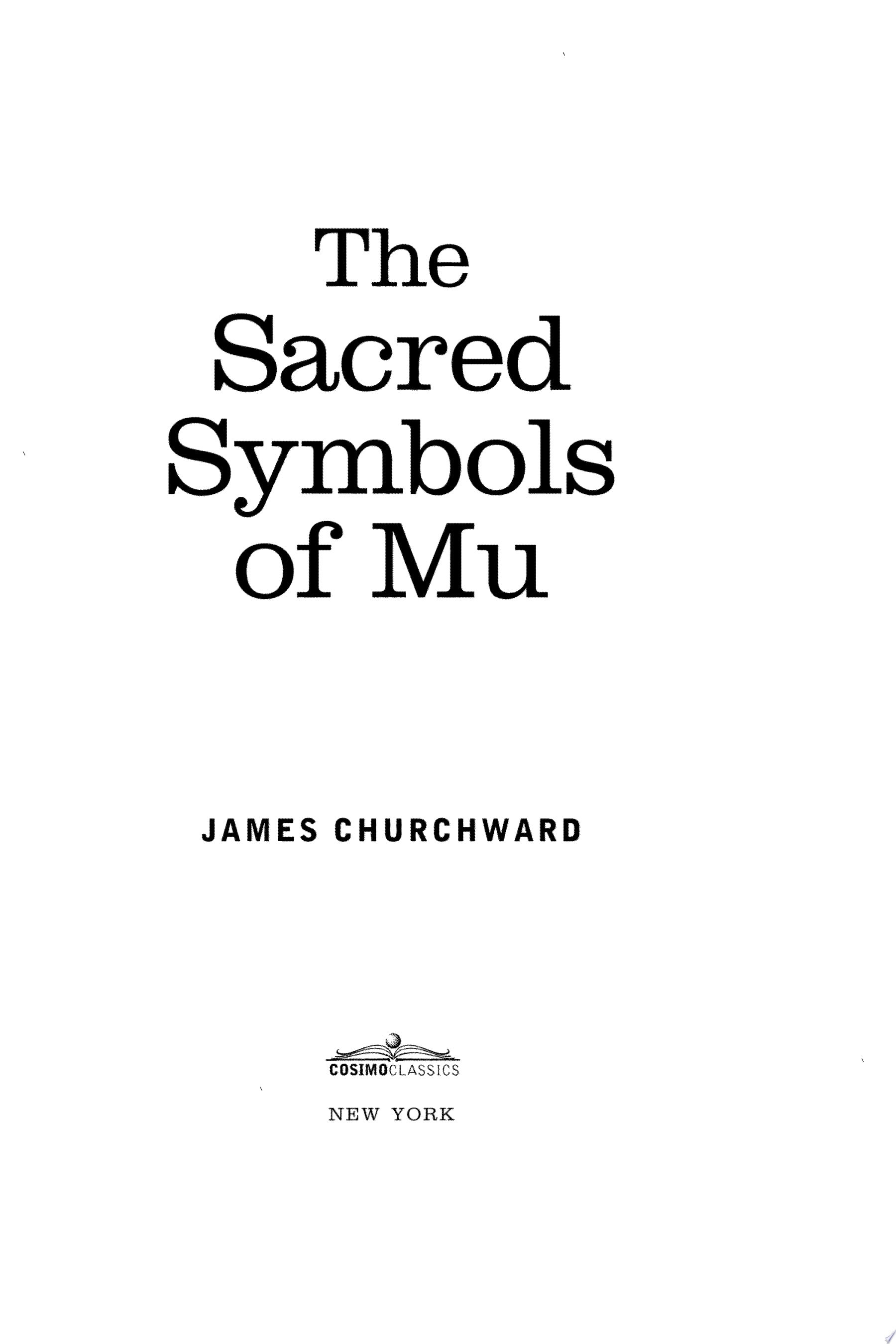 The Sacred Symbols of Mu