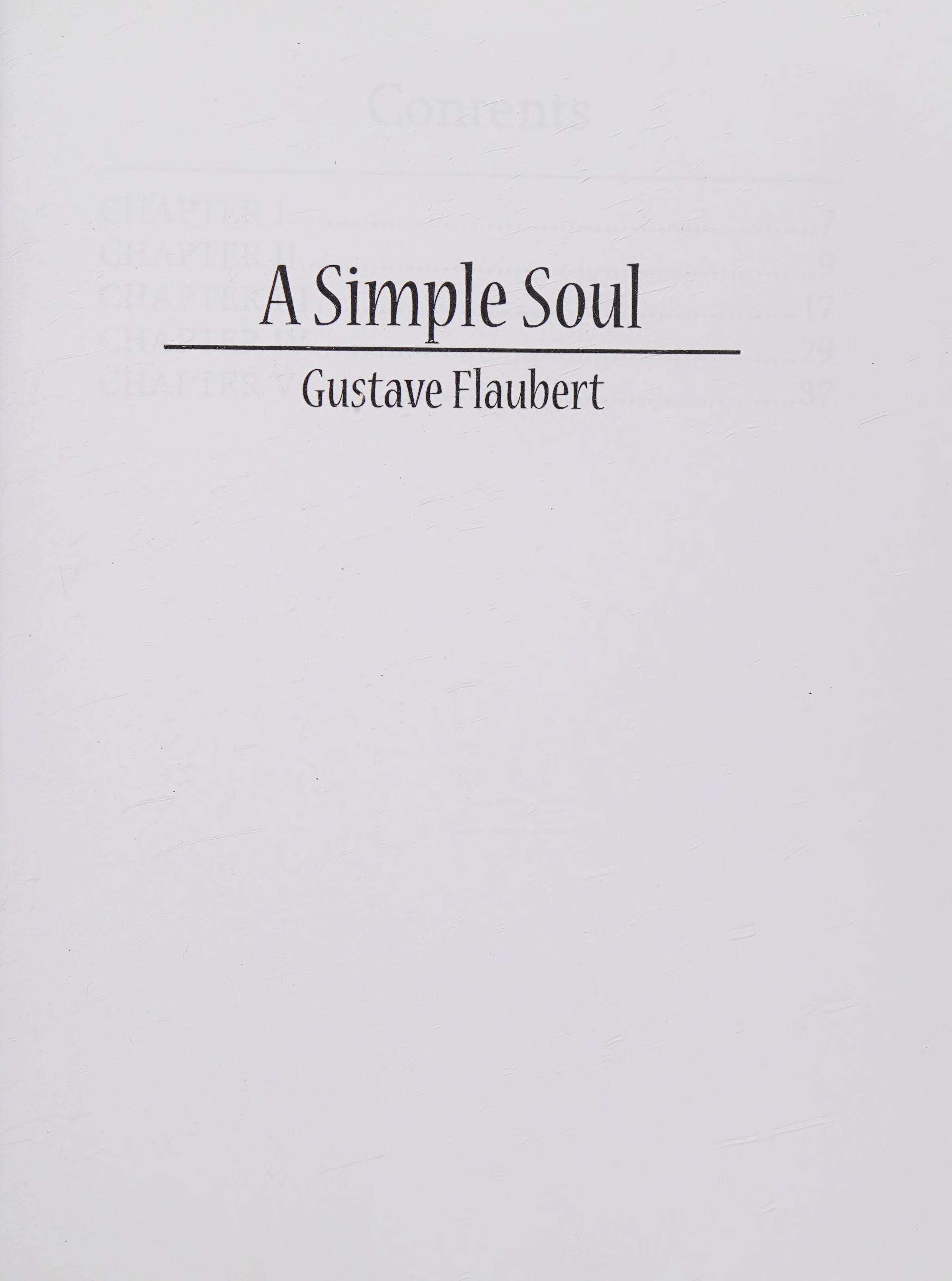 A Simple Soul
