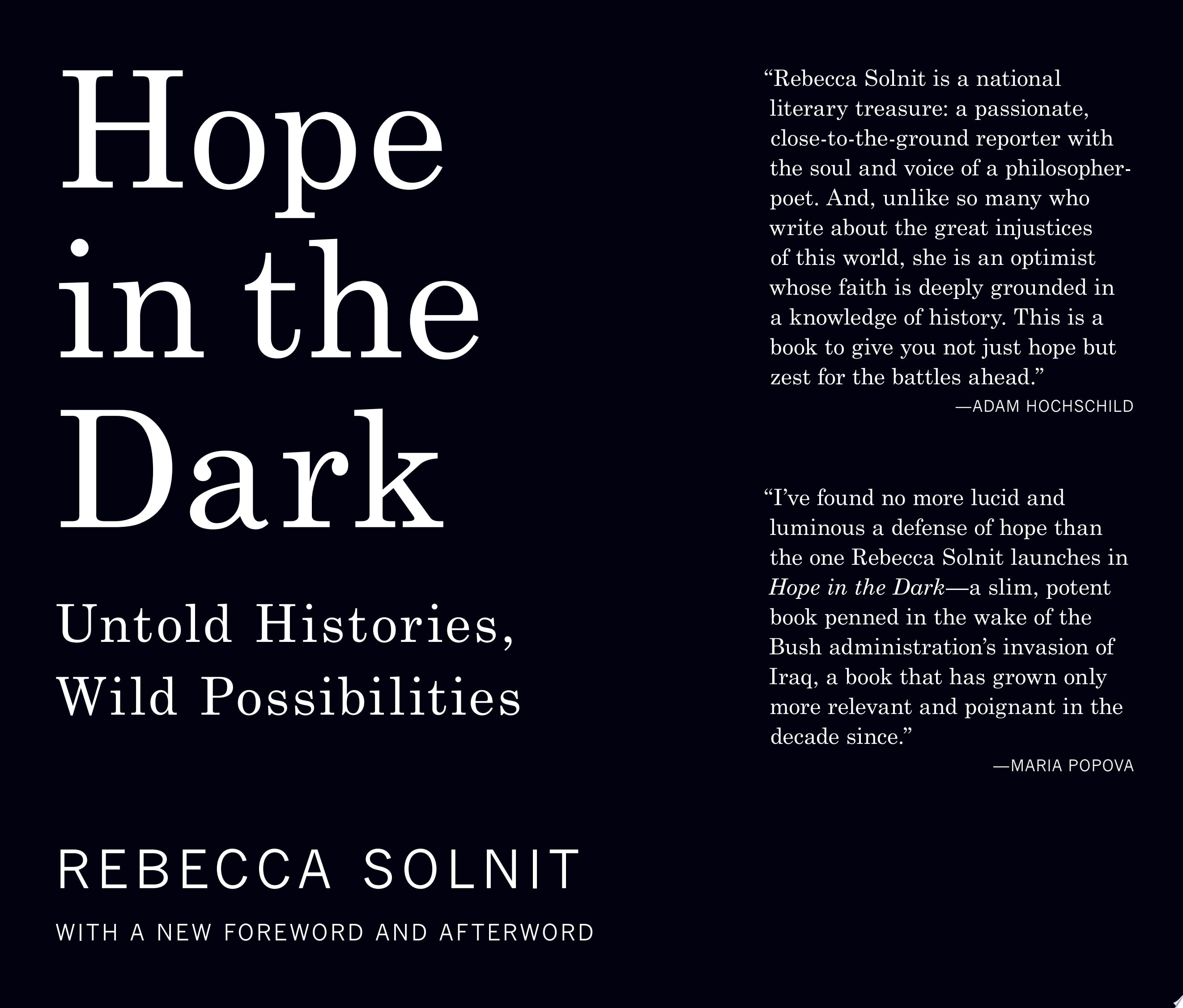 Hope in the Dark