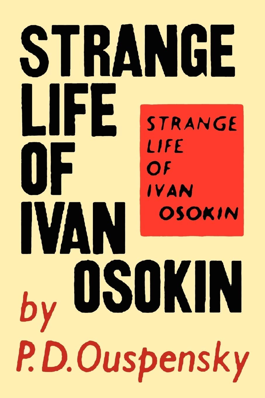 Strange Life of Ivan Osokin A Novel