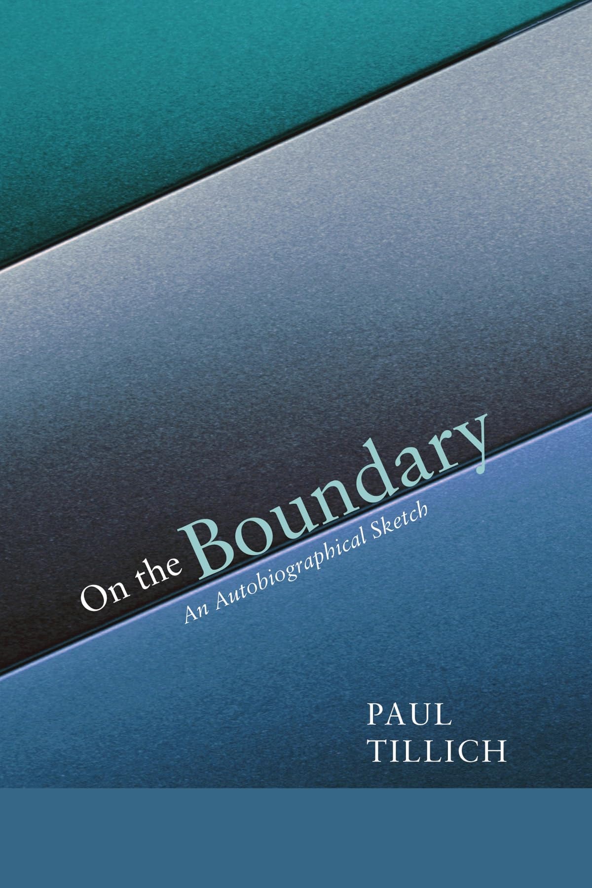 On the Boundary An Autobiographical Sketch
