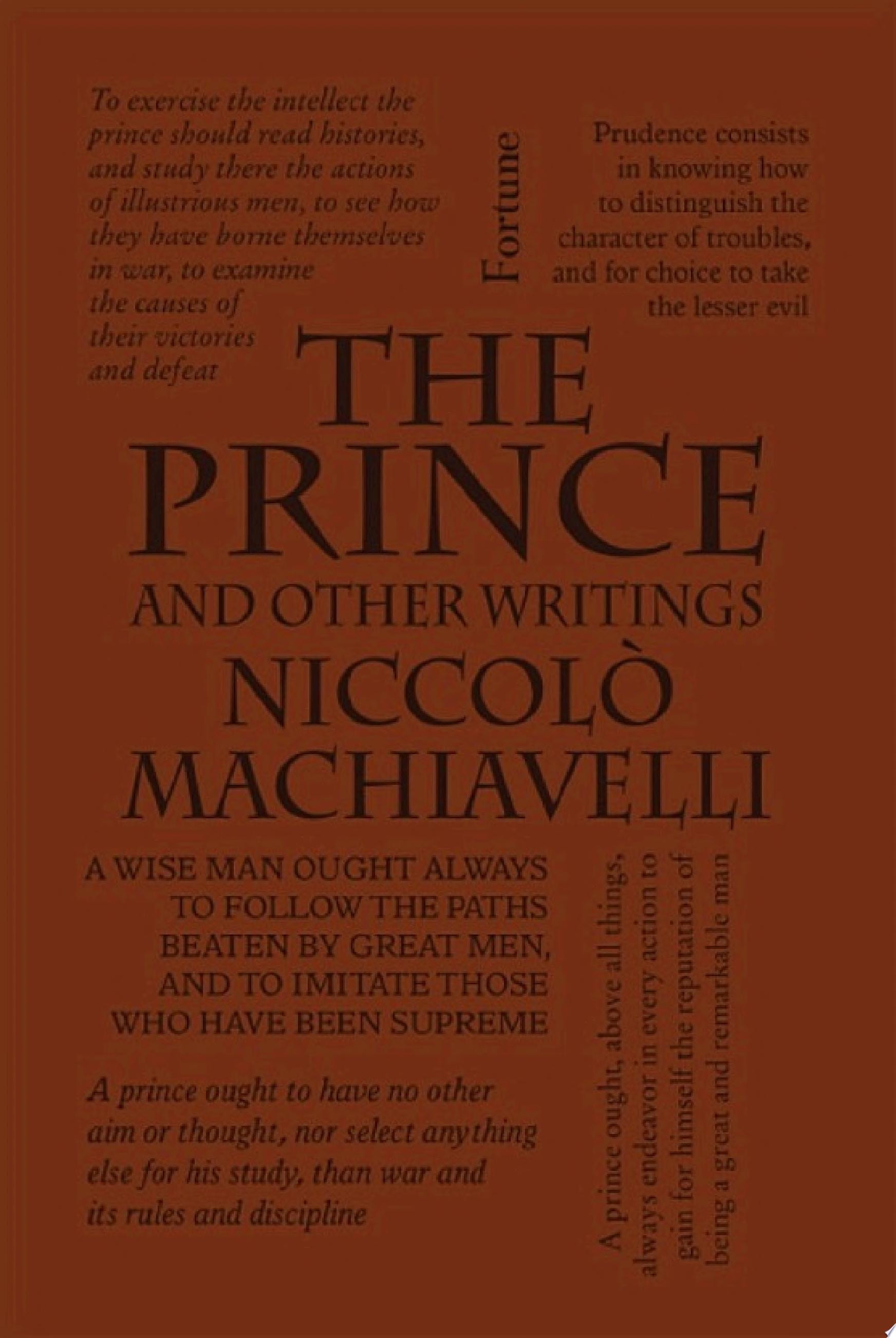 The Prince and Other Writings