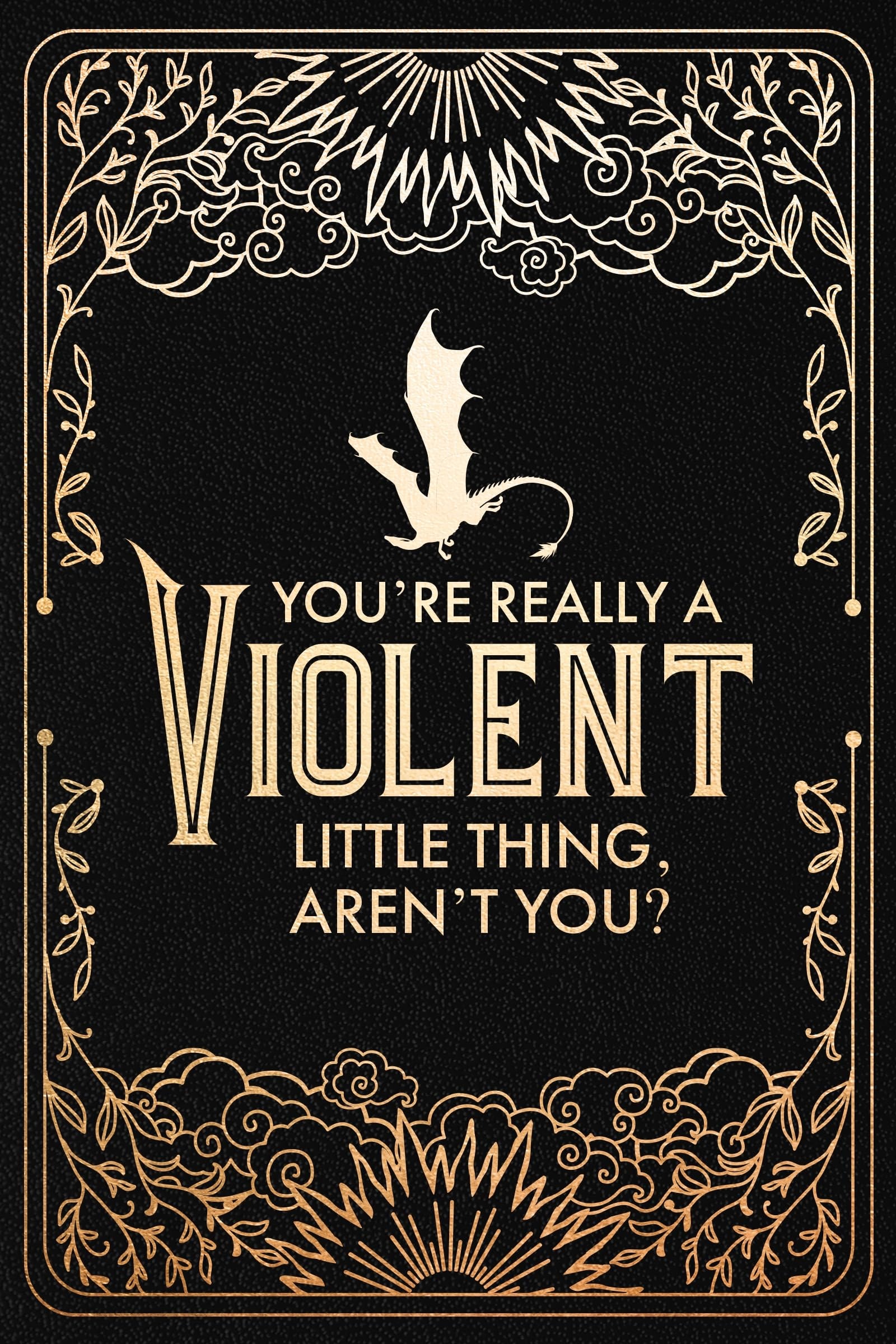 Official Fourth Wing Journal Violent Little Thing Edition with Lined Pages