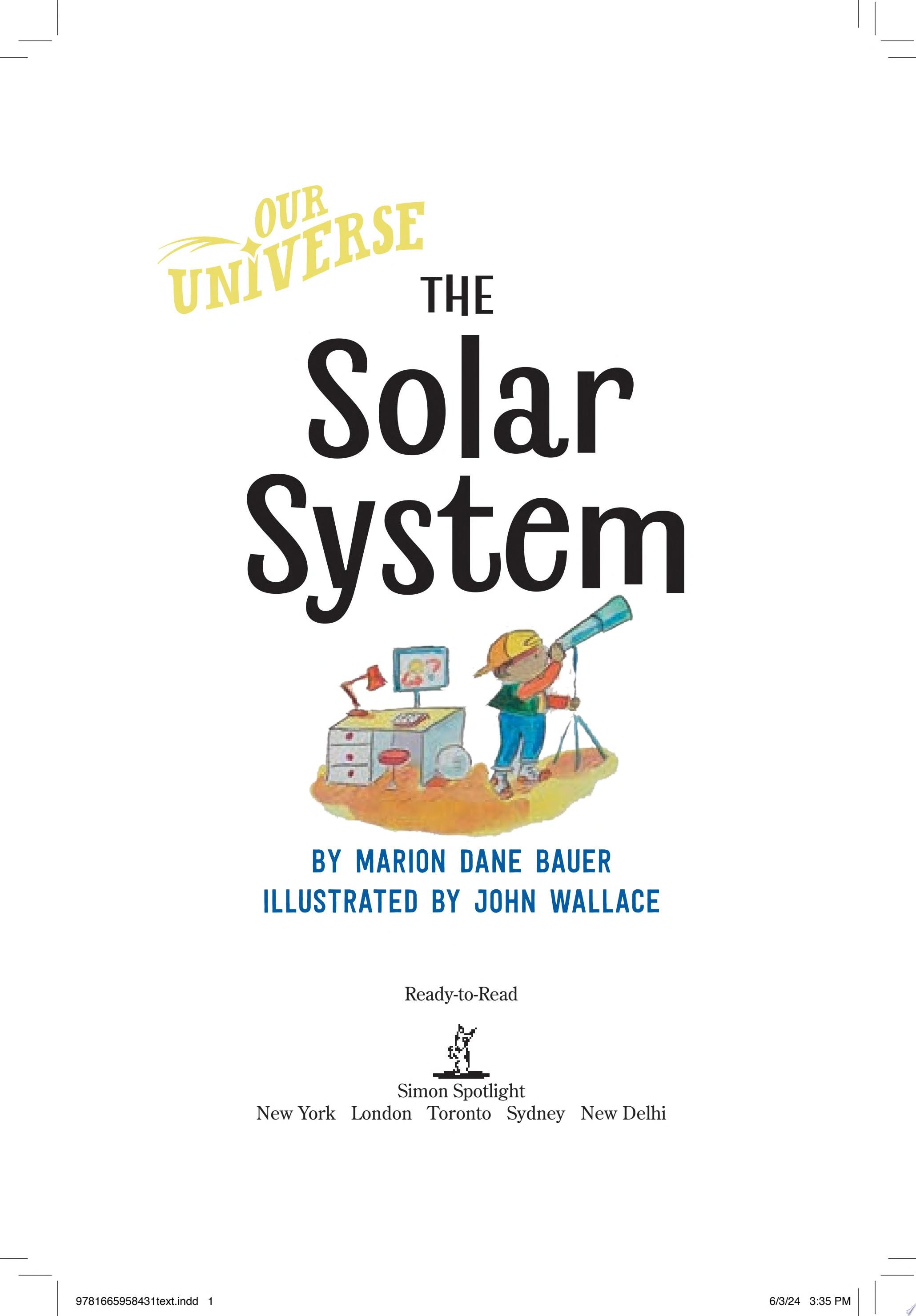 The Solar System Ready-to-Read Level 1