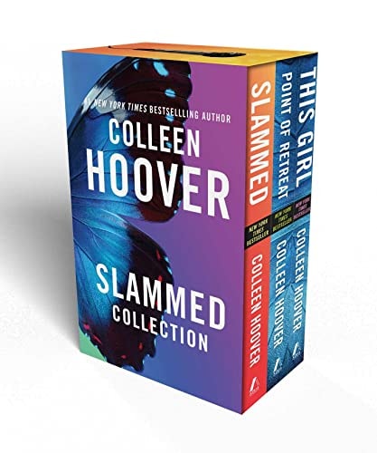 Colleen Hoover Slammed Boxed Set Slammed, Point of Retreat, This Girl - Box Set