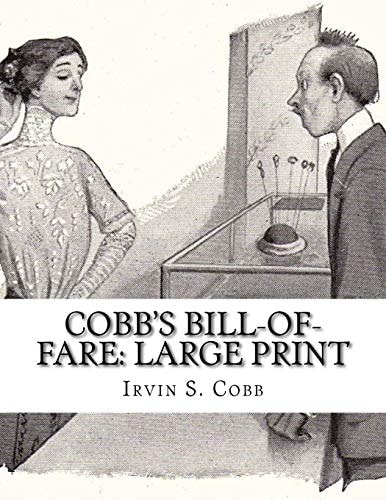 Cobb's Bill-Of-Fare: Large Print