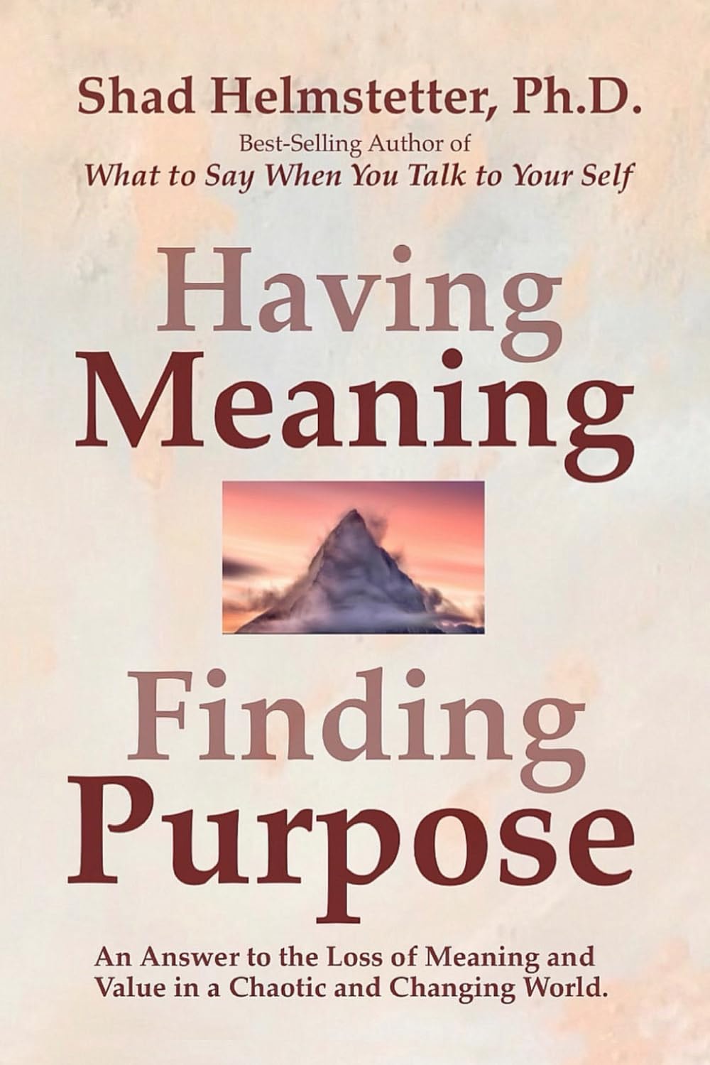 Having Meaning, Finding Purpose An Antidote to the Loss of Meaning and Value in a Chaotic and Changing World
