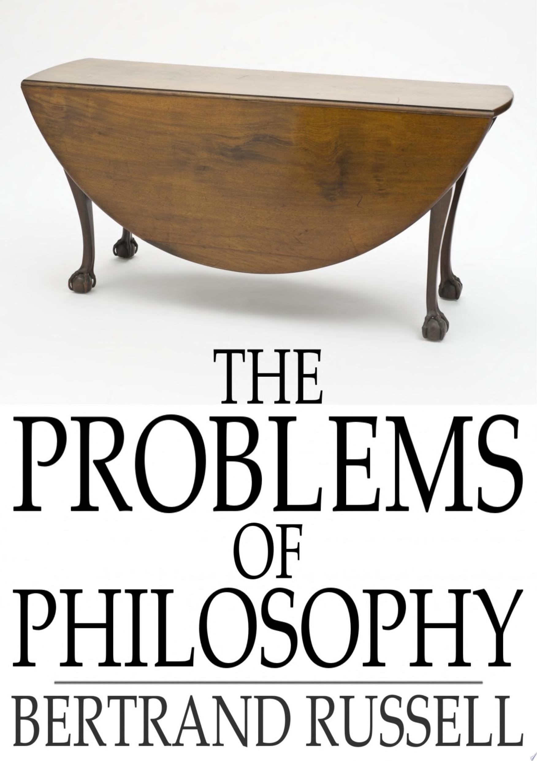 Problems of Philosophy
