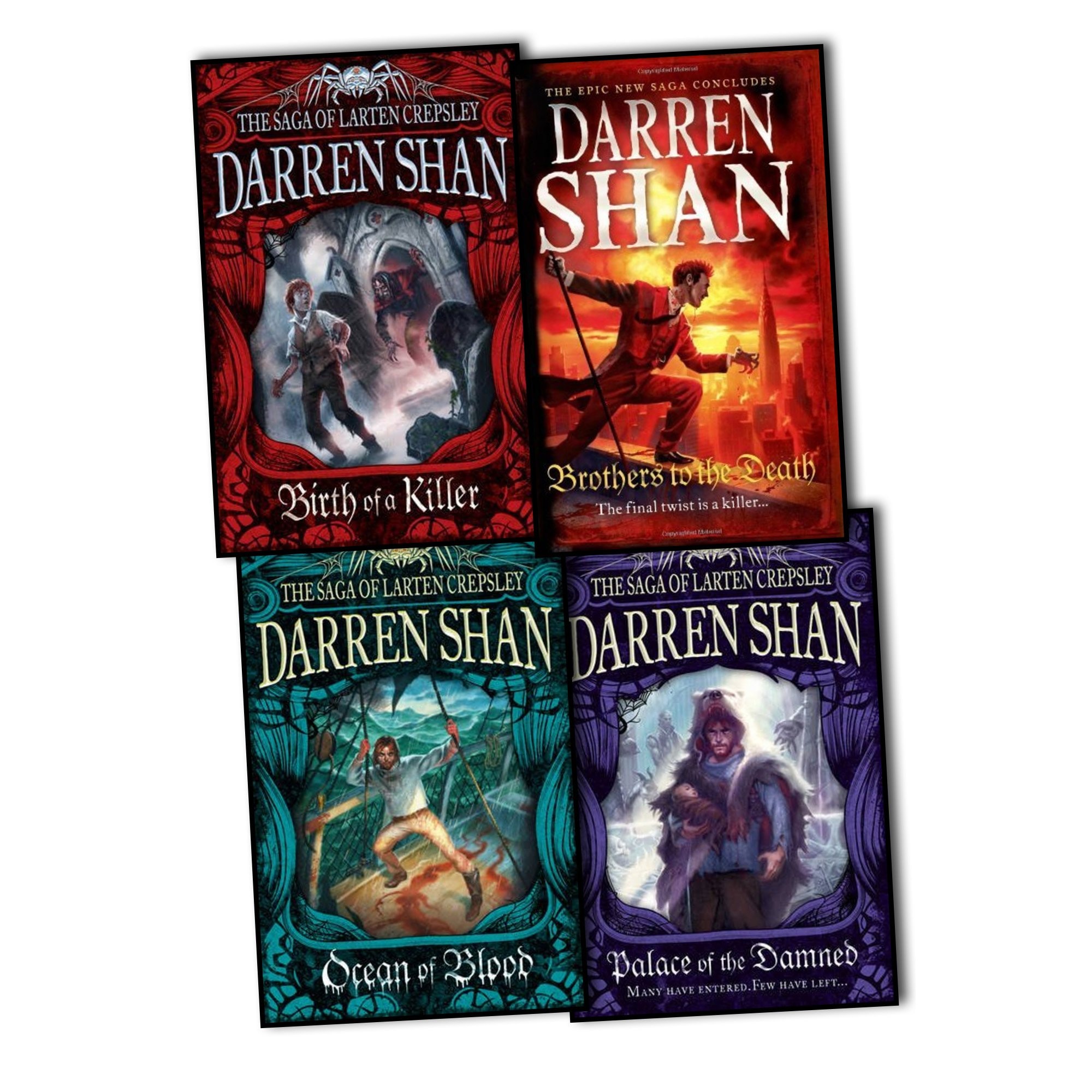 The Saga of Larten Crepsley (Birth of a Killer / Ocean of Blood / Palace of the Damned / Brother to the Death)