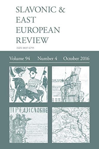 Slavonic & East European Review (94 4) October 2016