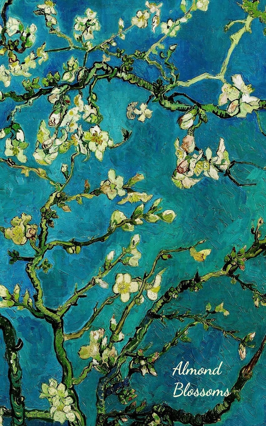 Almond Blossoms 5x8 Journal Notebook