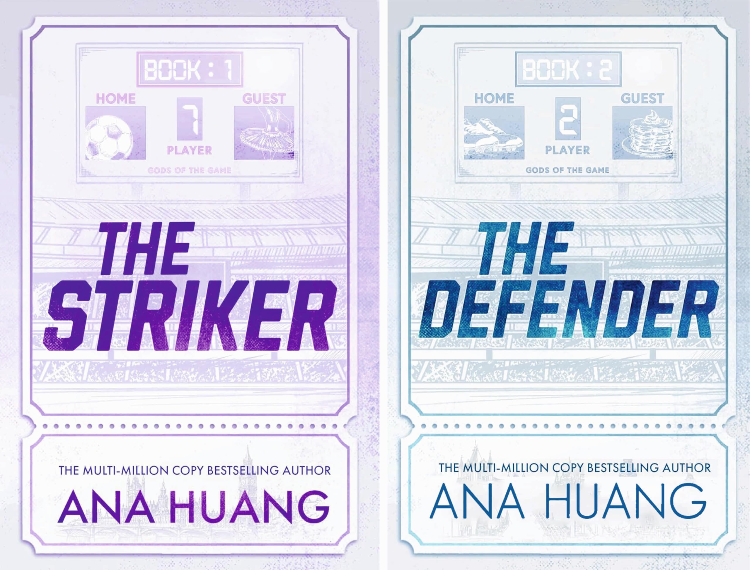 Gods of the Game Series 2 Book Collection set: The Striker and The Defender