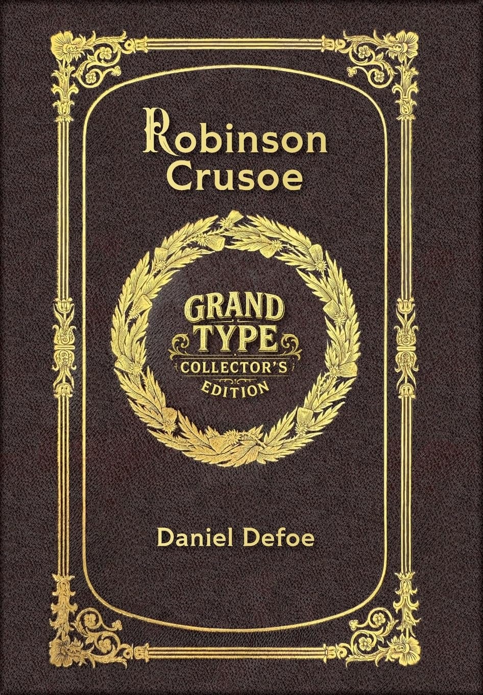 Robinson Crusoe Large Print