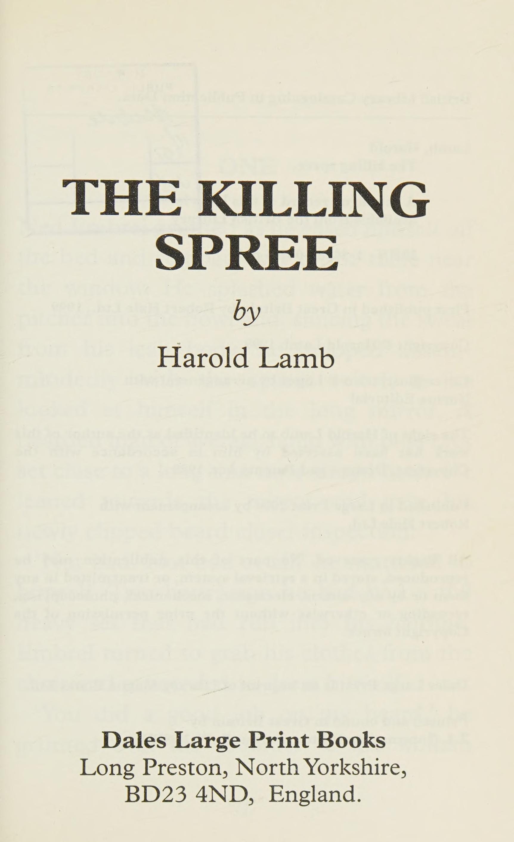 The Killing Spree