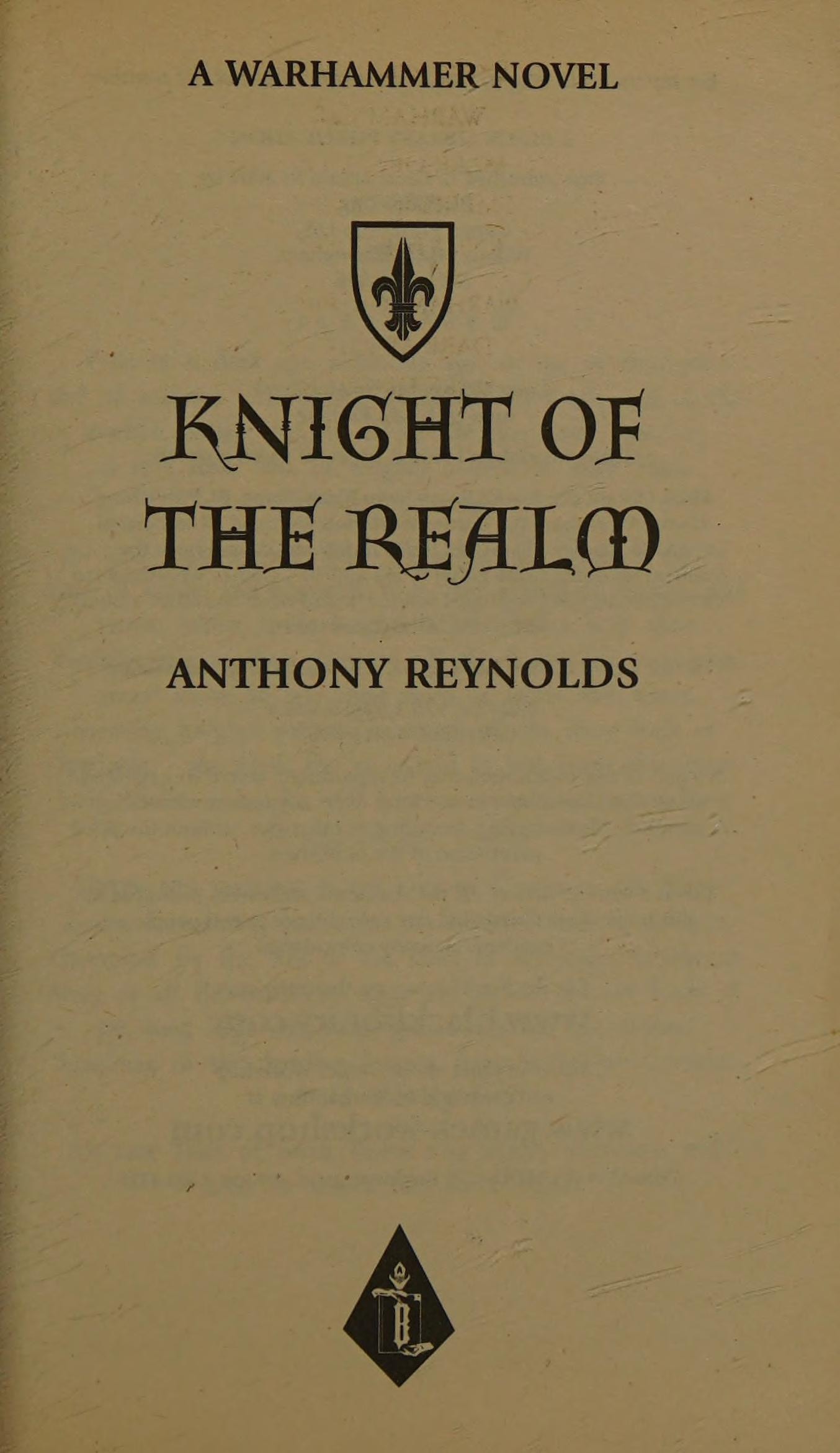 Knight of the Realm