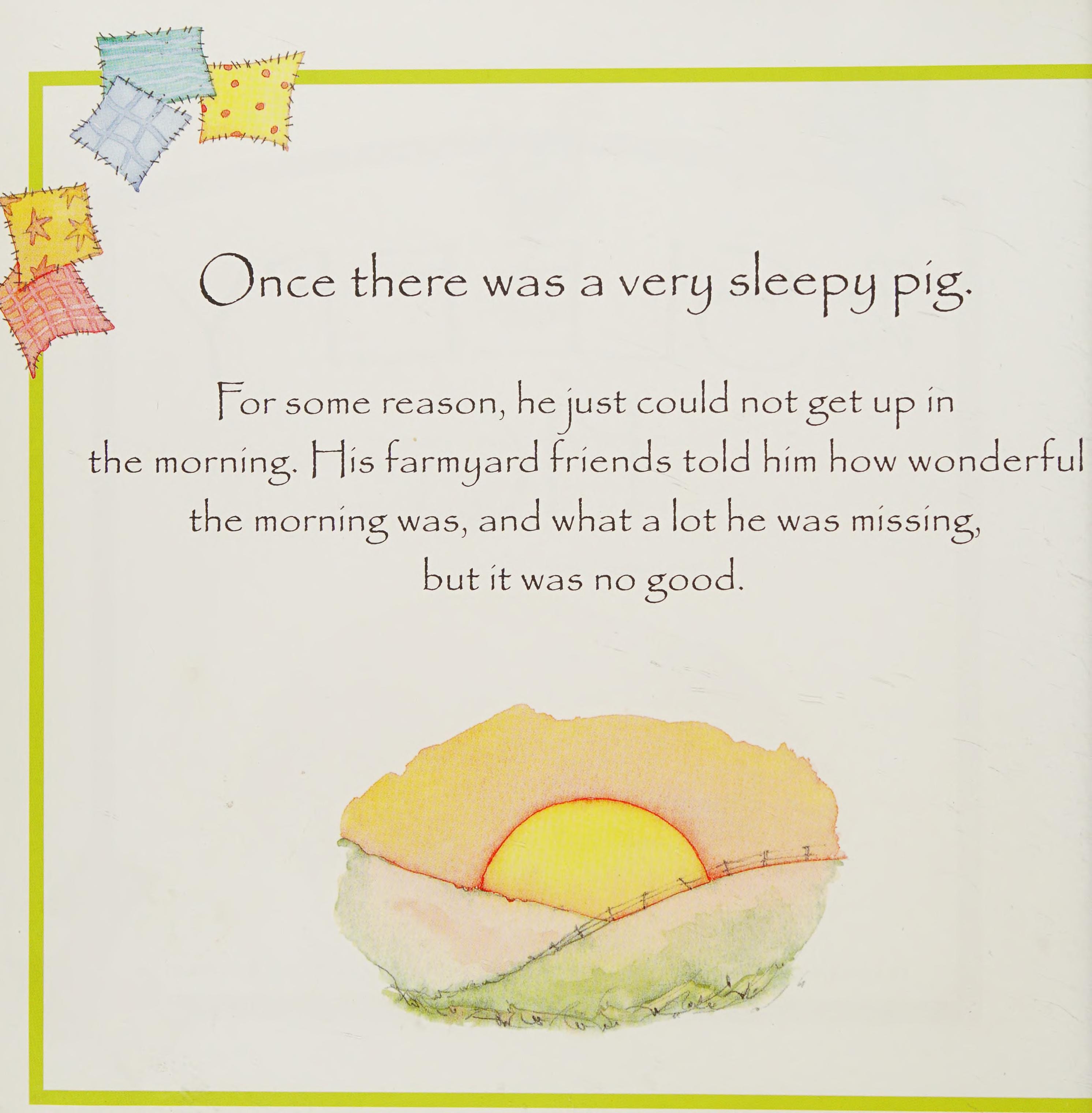 The Very Sleepy Pig
