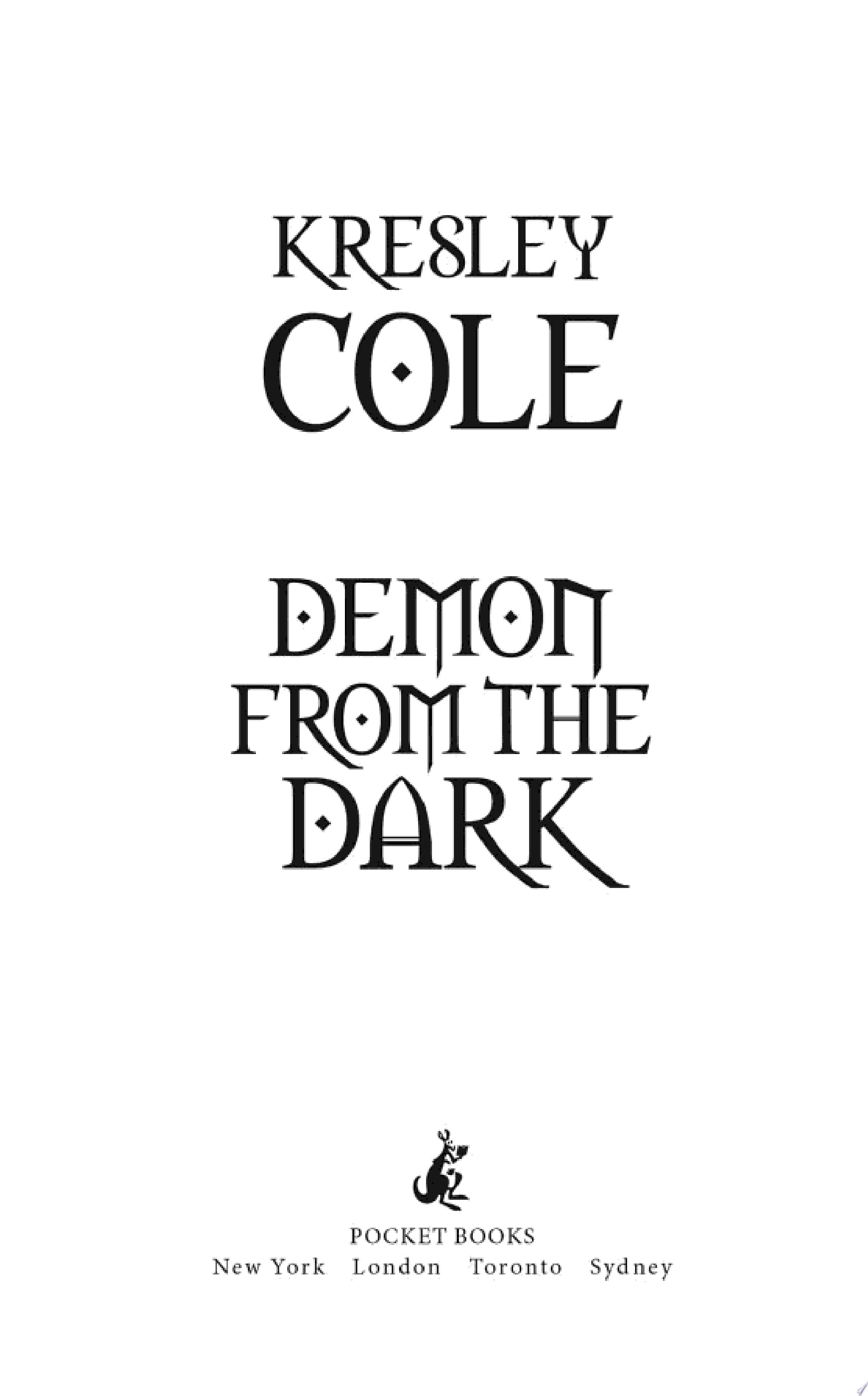 Demon from the Dark