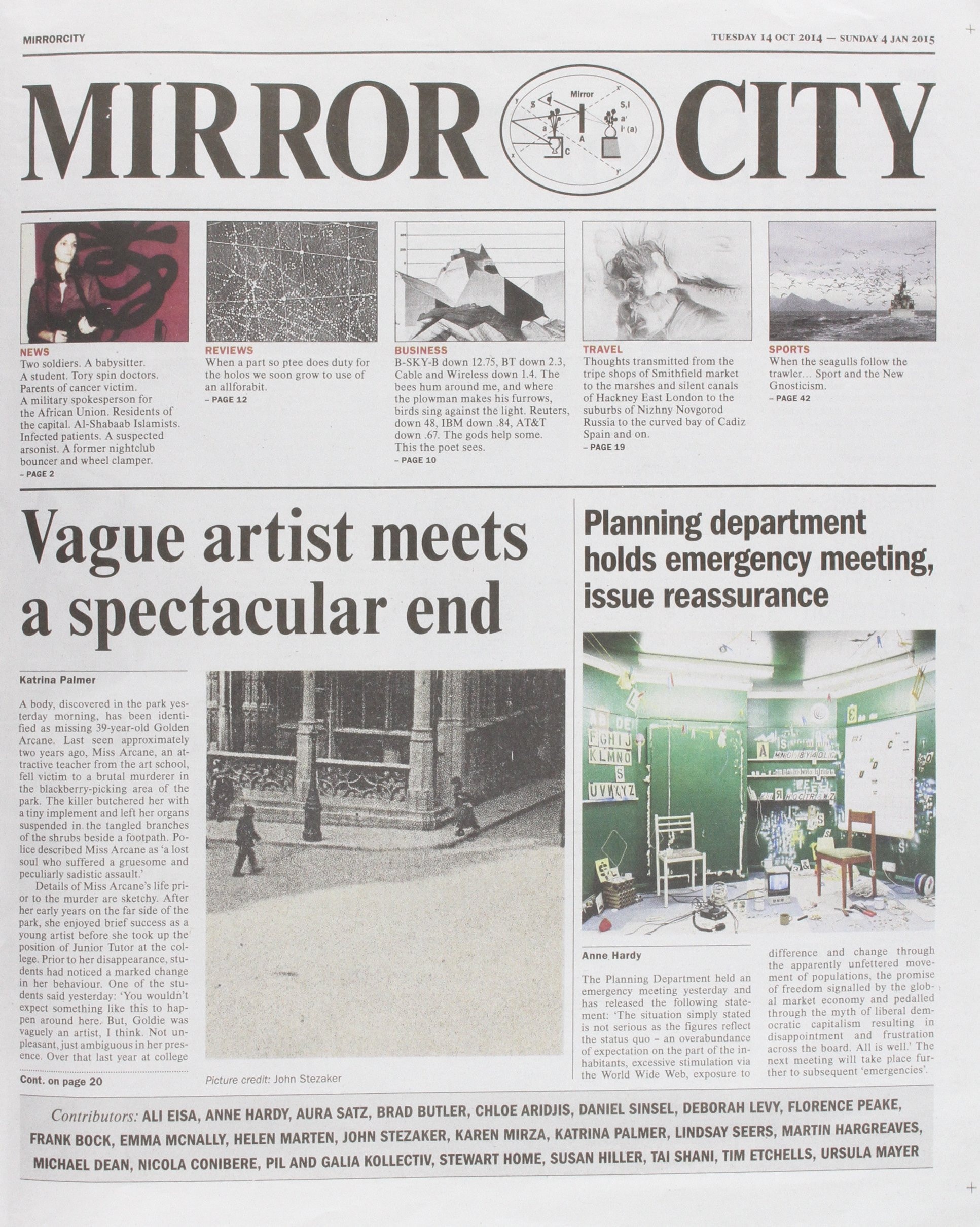 Mirrorcity London Artists on Fiction and Reality