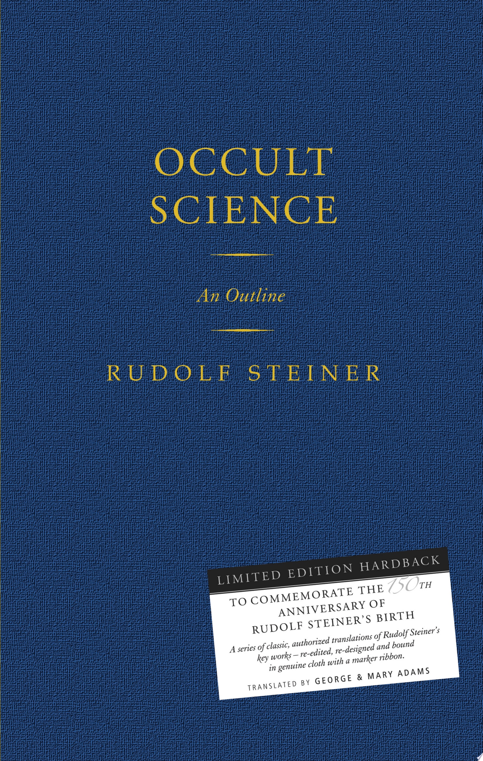 Occult Science An Outline