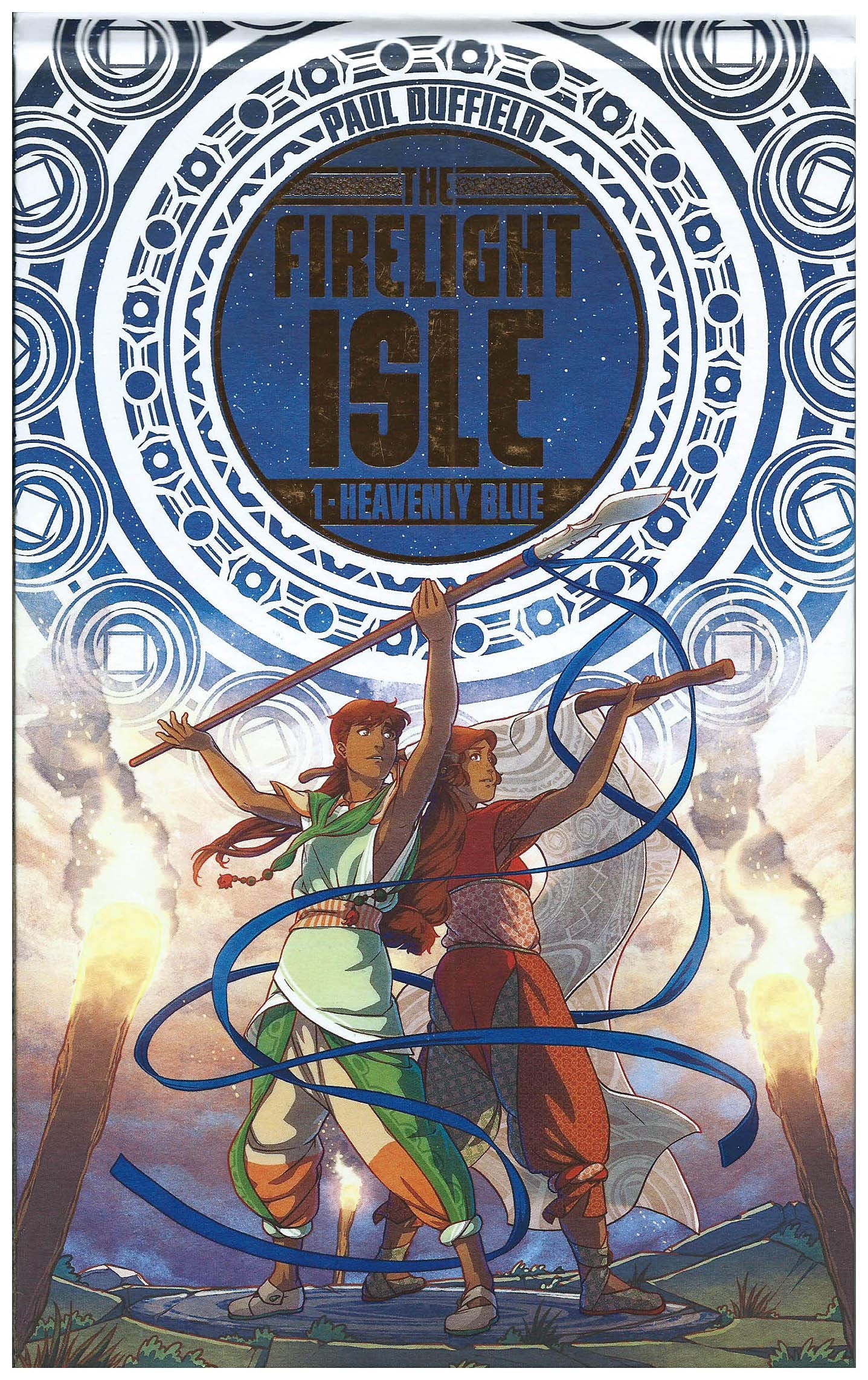 The Firelight Isle Heavenly blue