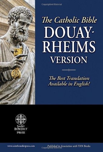 The Holy Bible Douay Rheims Version Standard Size Paperback