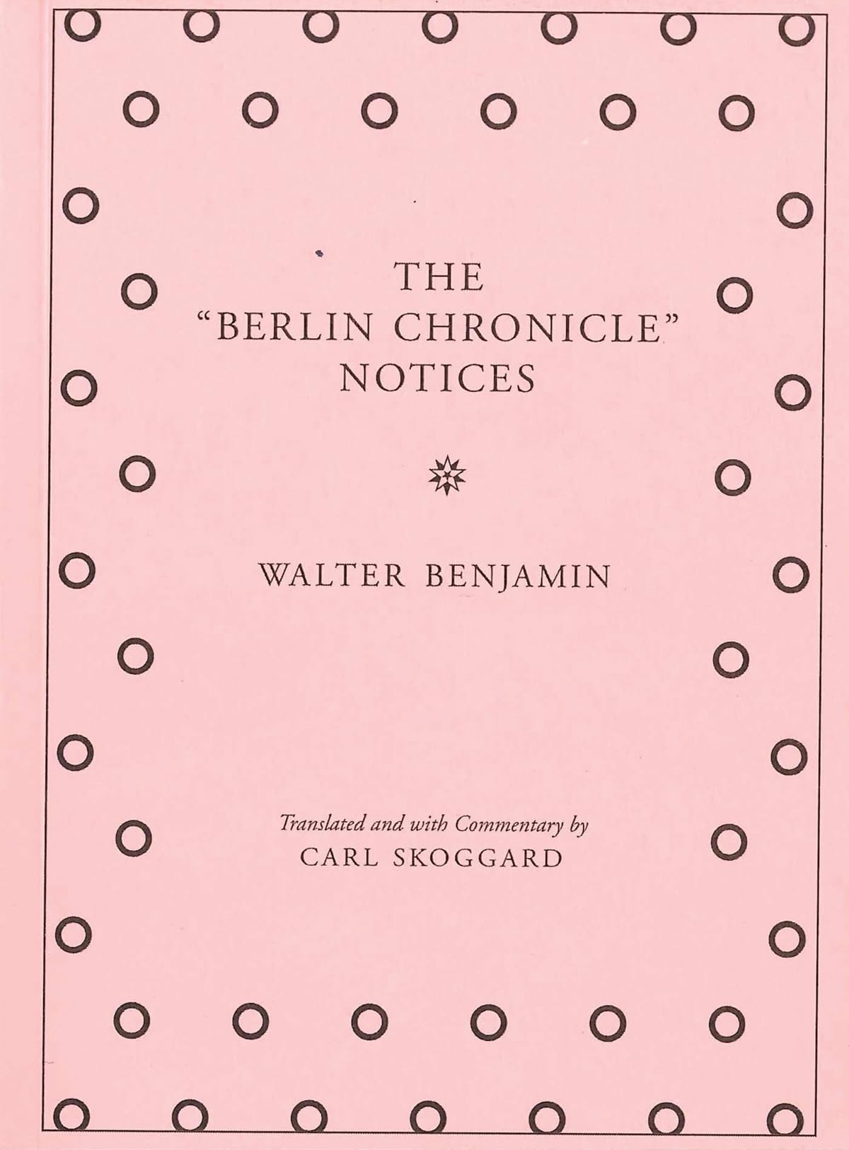 The "Berlin Chronicle" Notices
