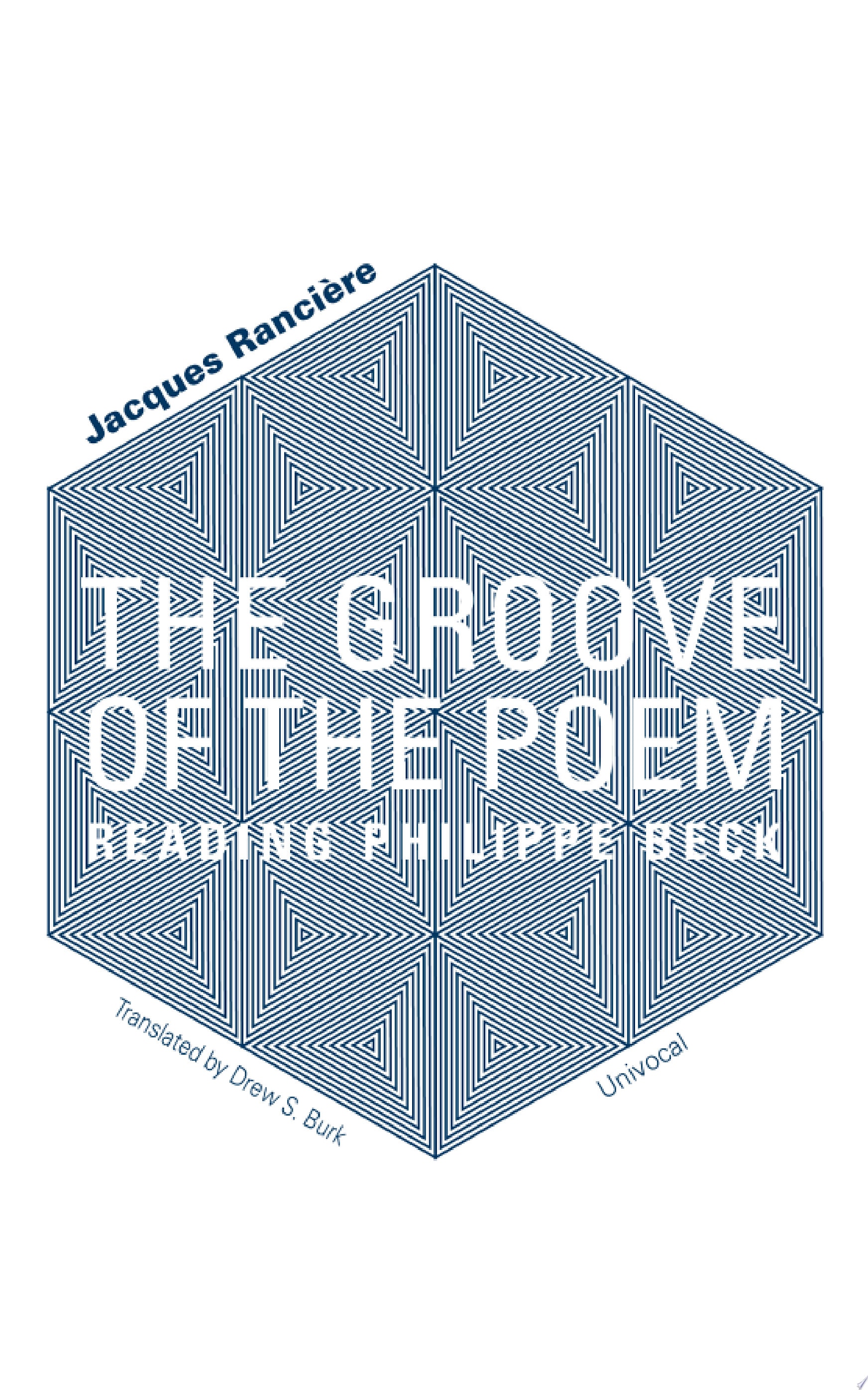 The Groove of the Poem Reading Philippe Beck