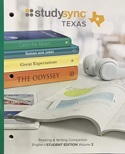 StudySync Texas Grade 9 Units 4-6 Reading & Writing Companion - English 1 Volume 2, 9781950533282