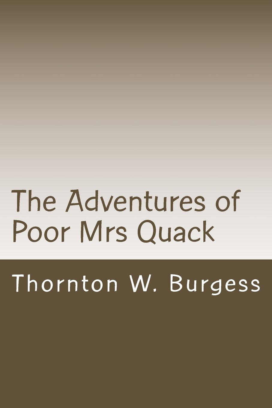 The Adventures of Poor Mrs. Quack