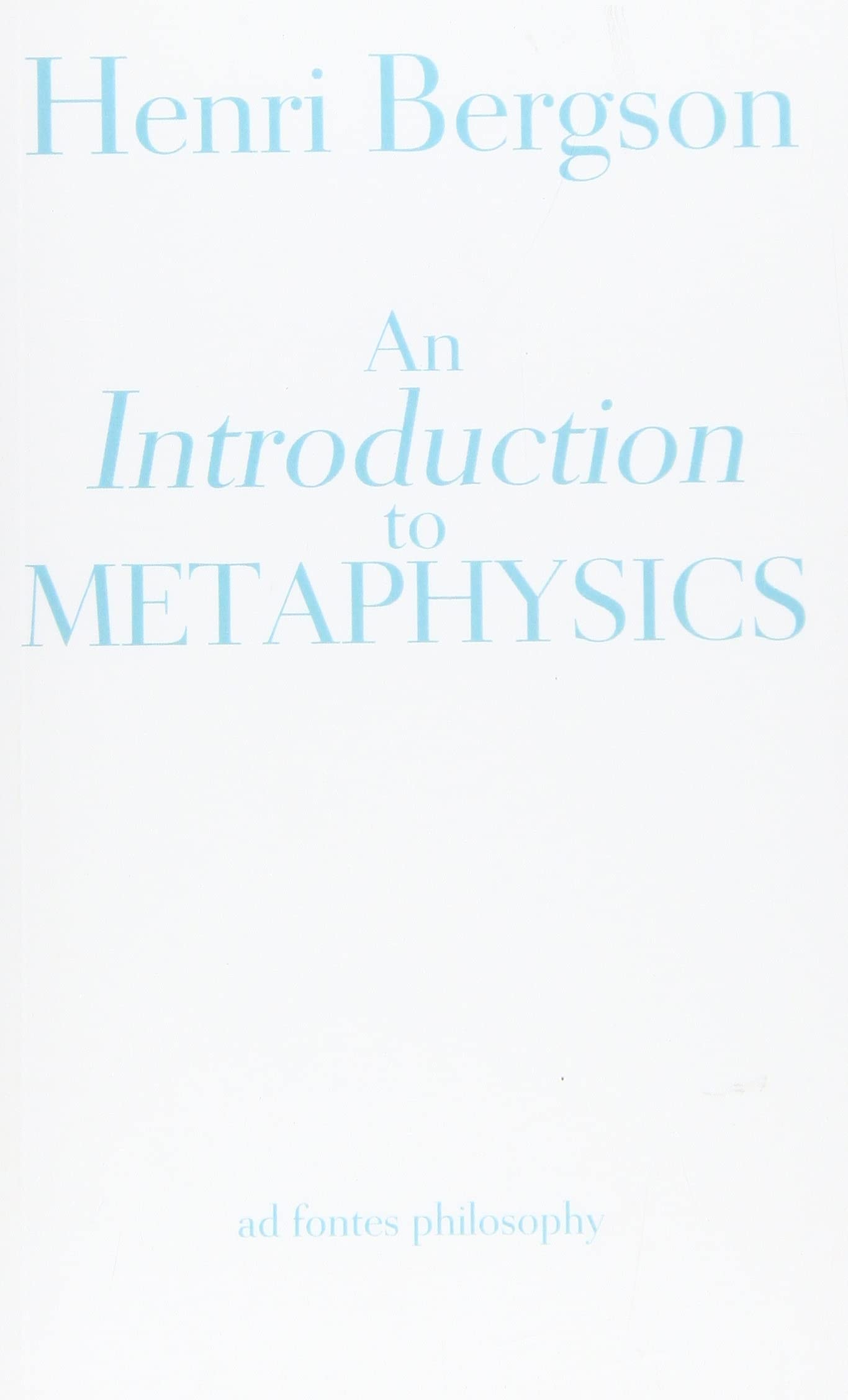 An Introduction to Metaphysics