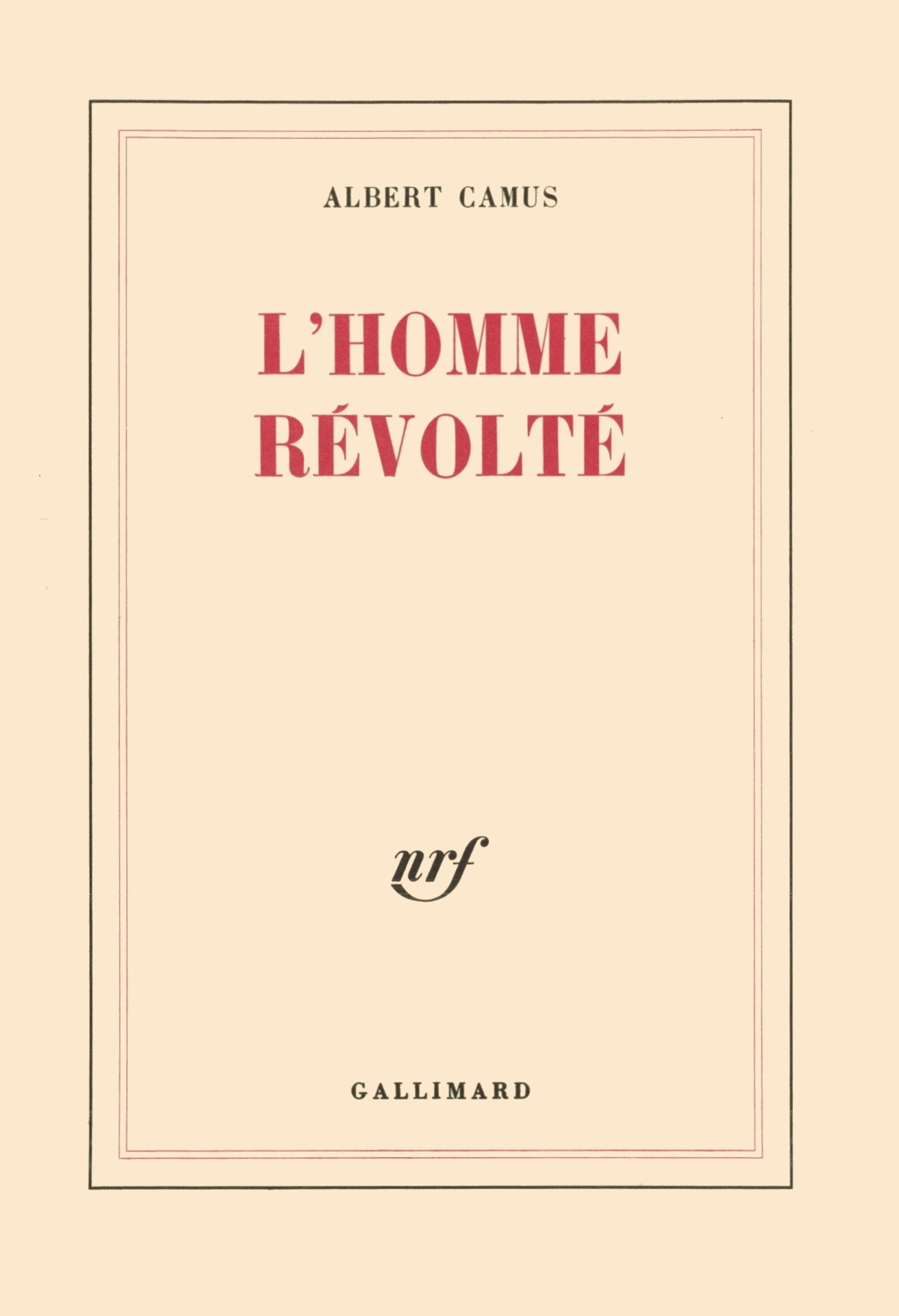L'homme révolté