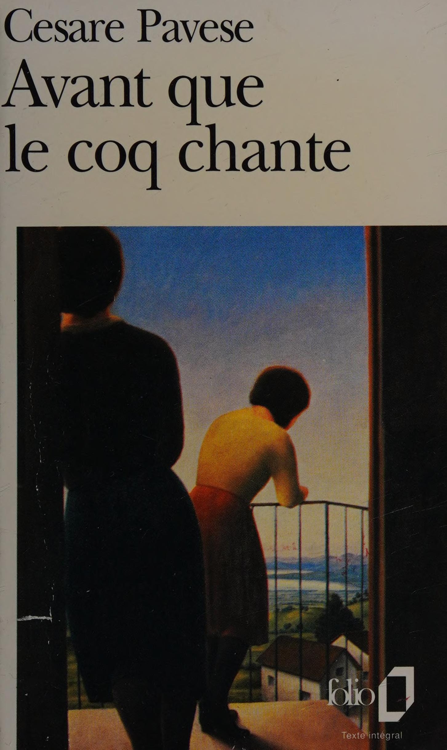 AVANT QUE LE COQ CHANTE