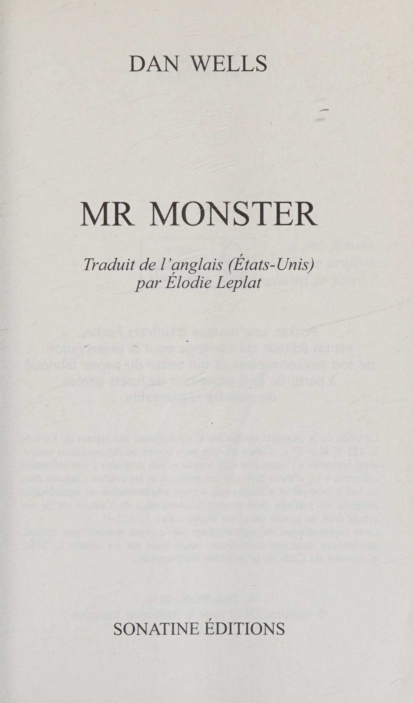 Mr. Monster