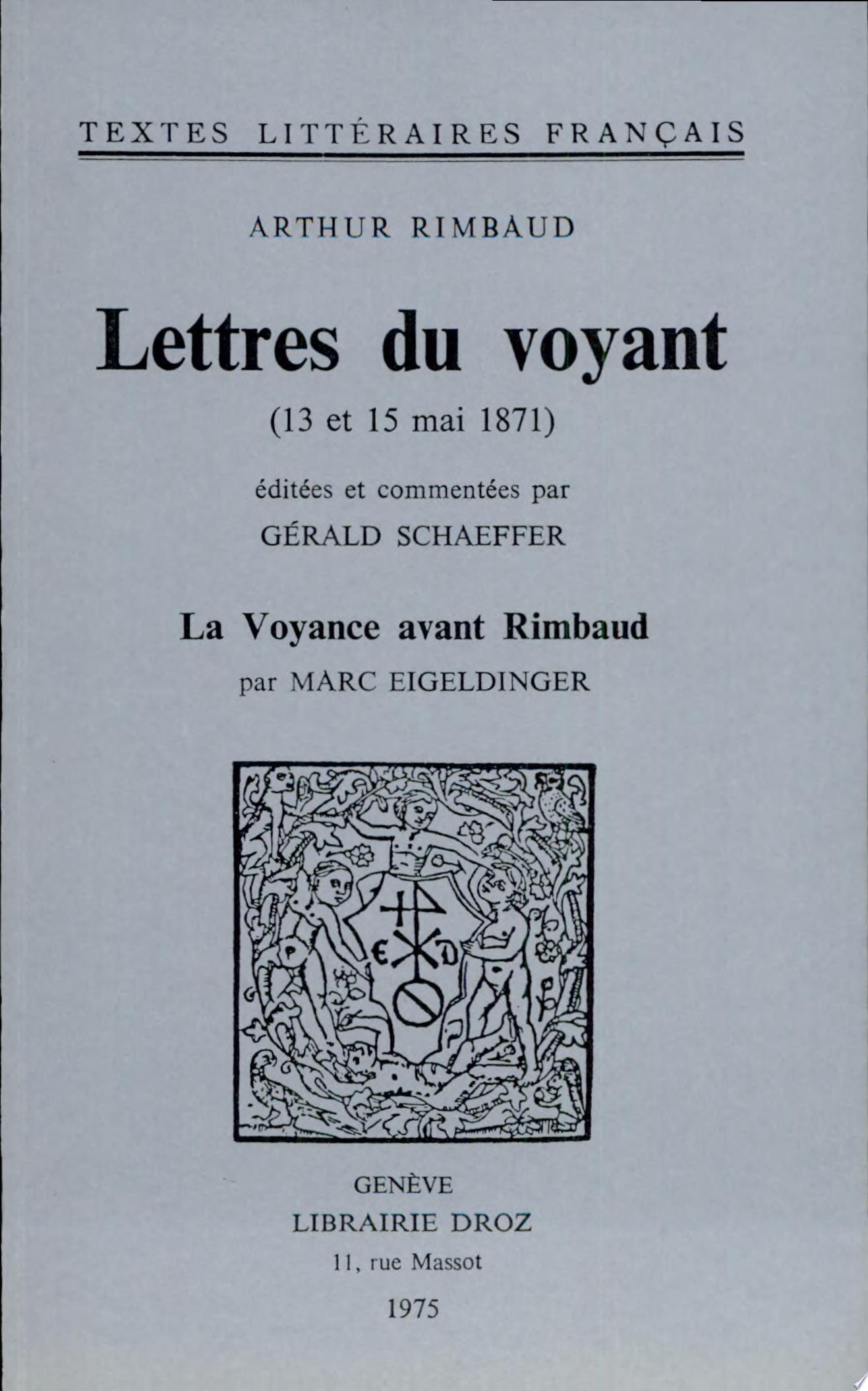 Lettres du voyant