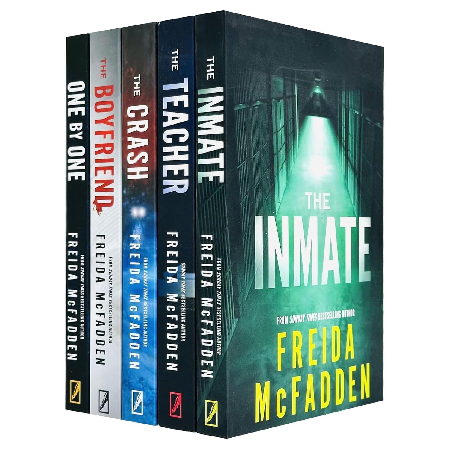 Freida Mcfadden 5 Books Collection Set (never Lie, The Locked Door, The Coworker, The Inmate, One By One)