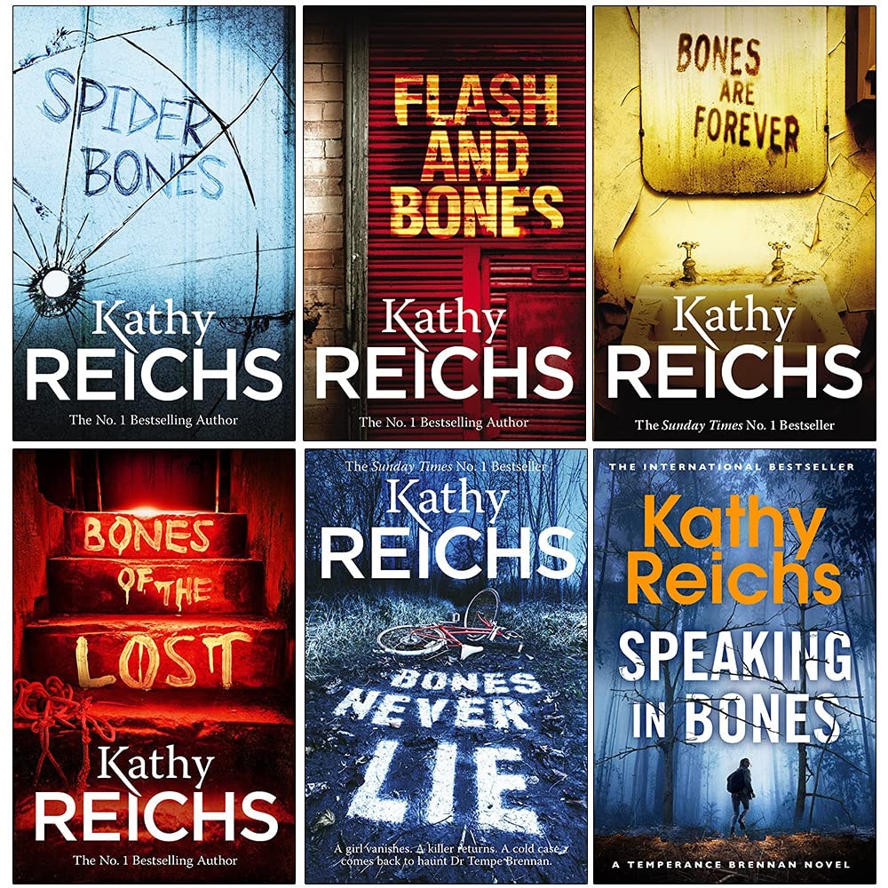 Kathy Reichs Dr. Temperance Brennan 10 Books Collection Pack Set RRP: £78.90 (Monday Mourning: The new tempe brennan novel, Fatal Voyage, Deja Dead, Bones to Ashes, Deadly Decisions, Death Du Jour, Break No Bones, Bare Bones, Grave Secrets, Cross Bones)