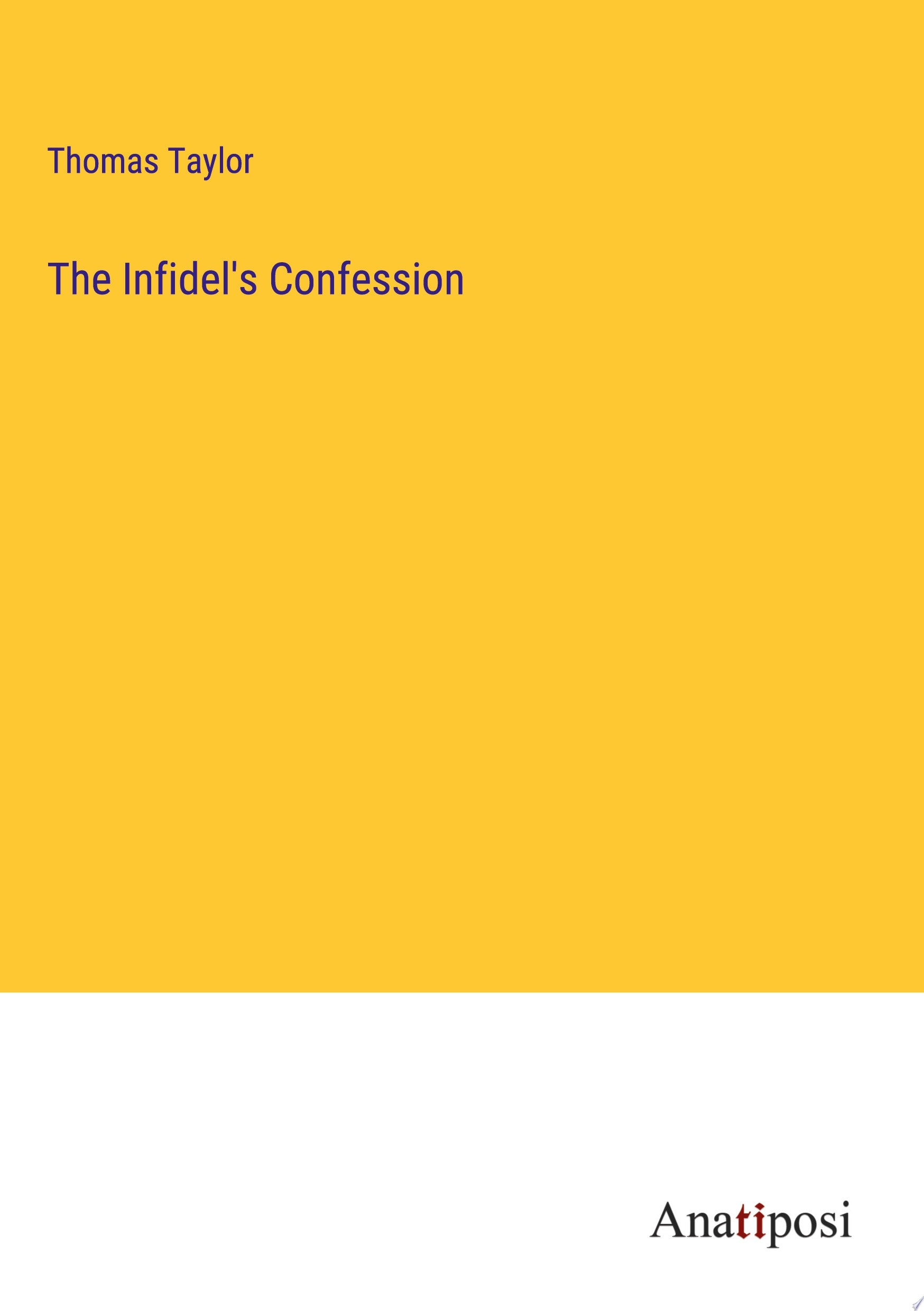 The Infidel's Confession