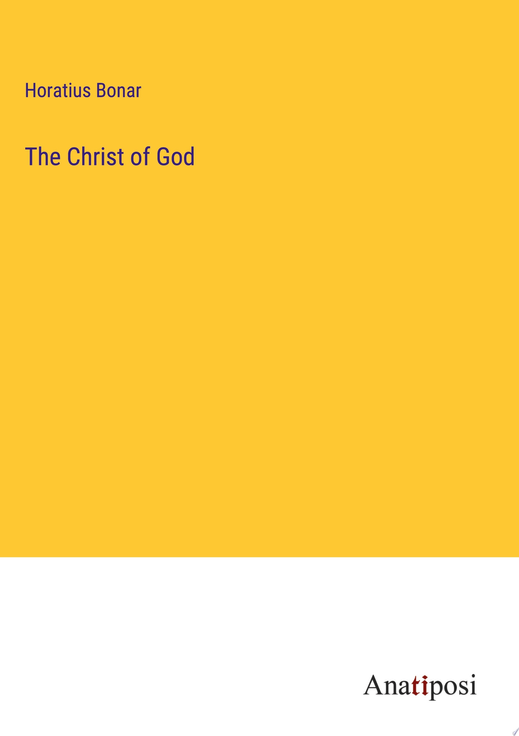 The Christ of God
