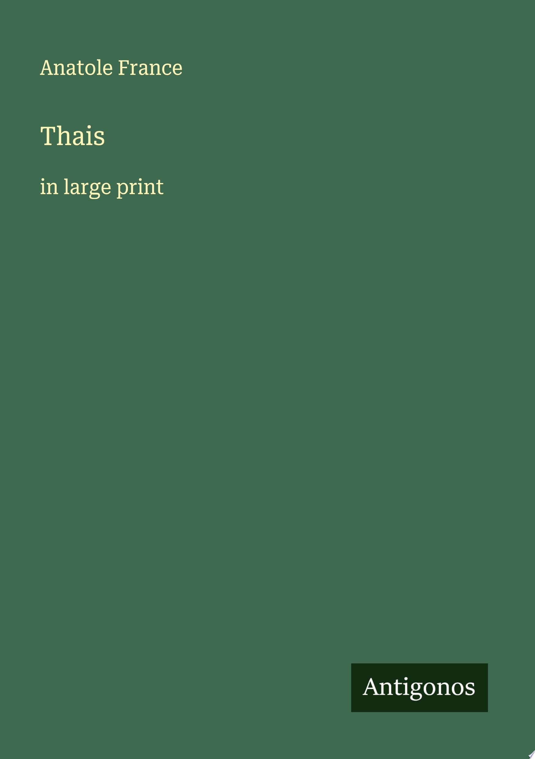 Thais in large print