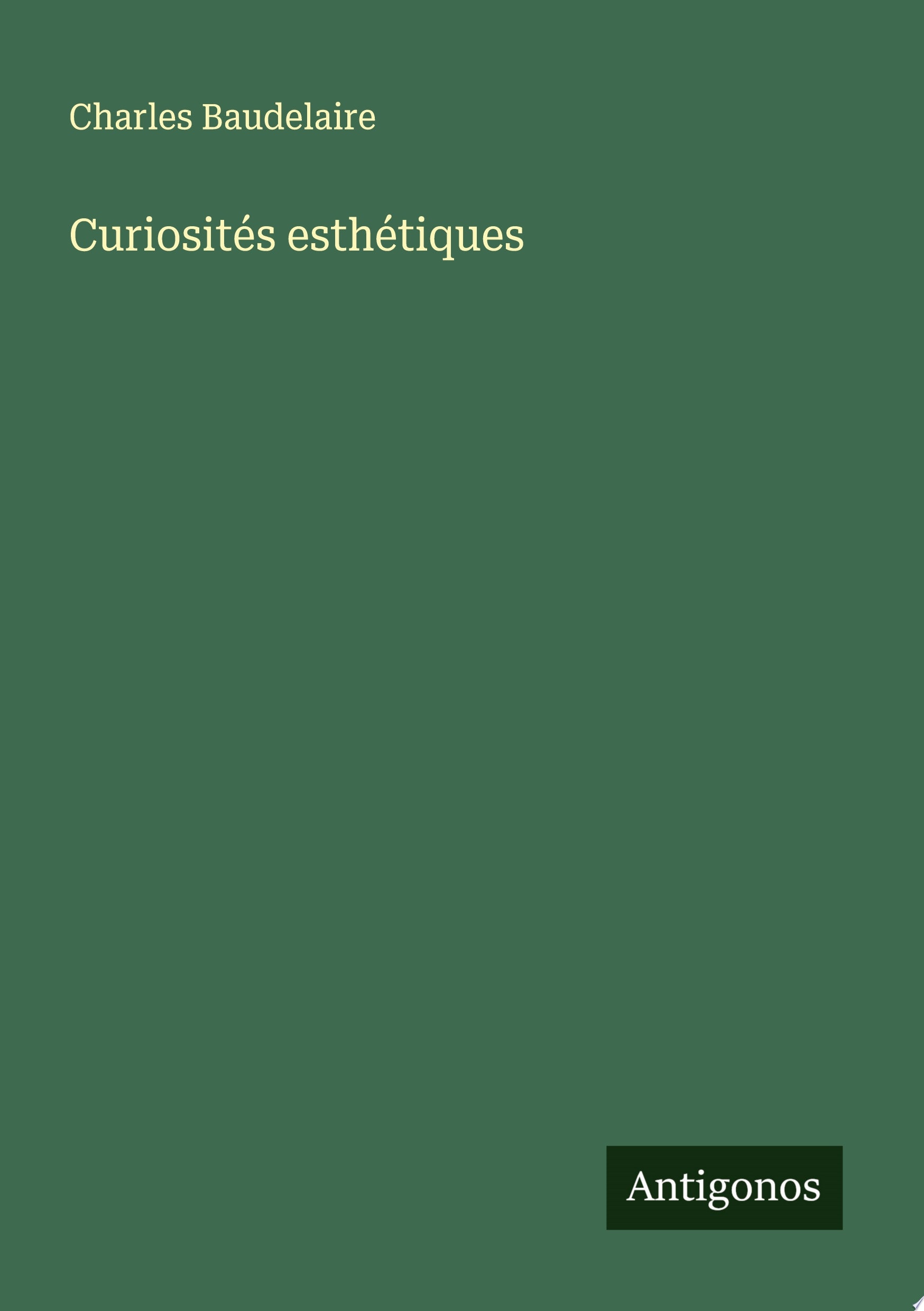 Curiosites Esthetiques